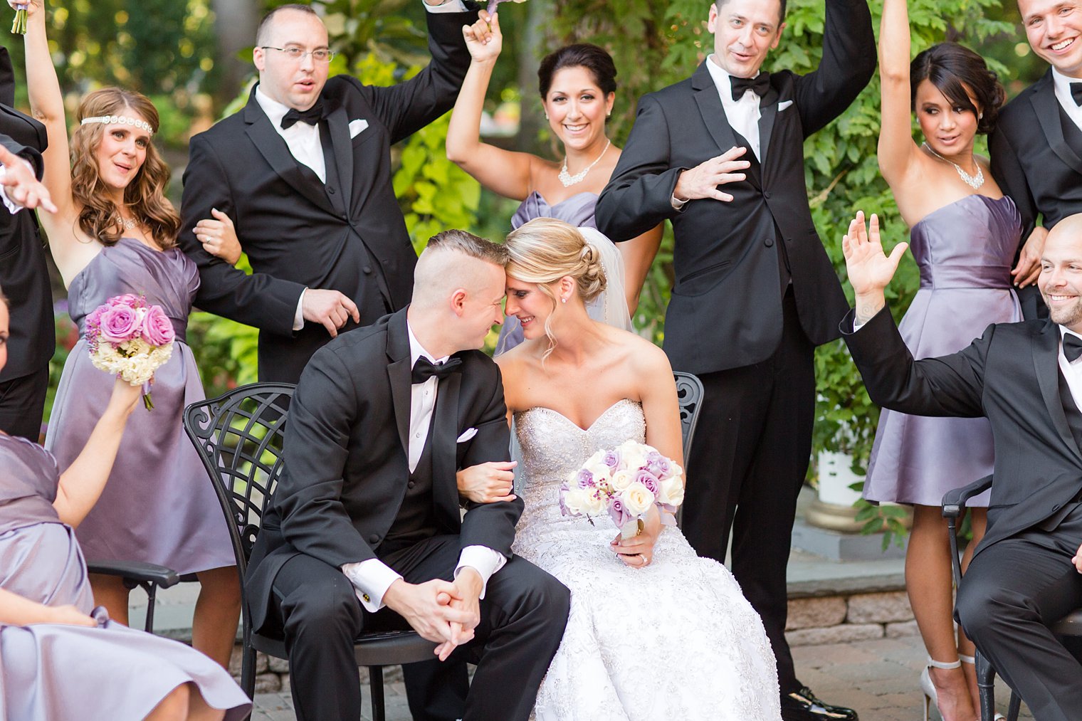 Nanina's in the Park bridal party photo