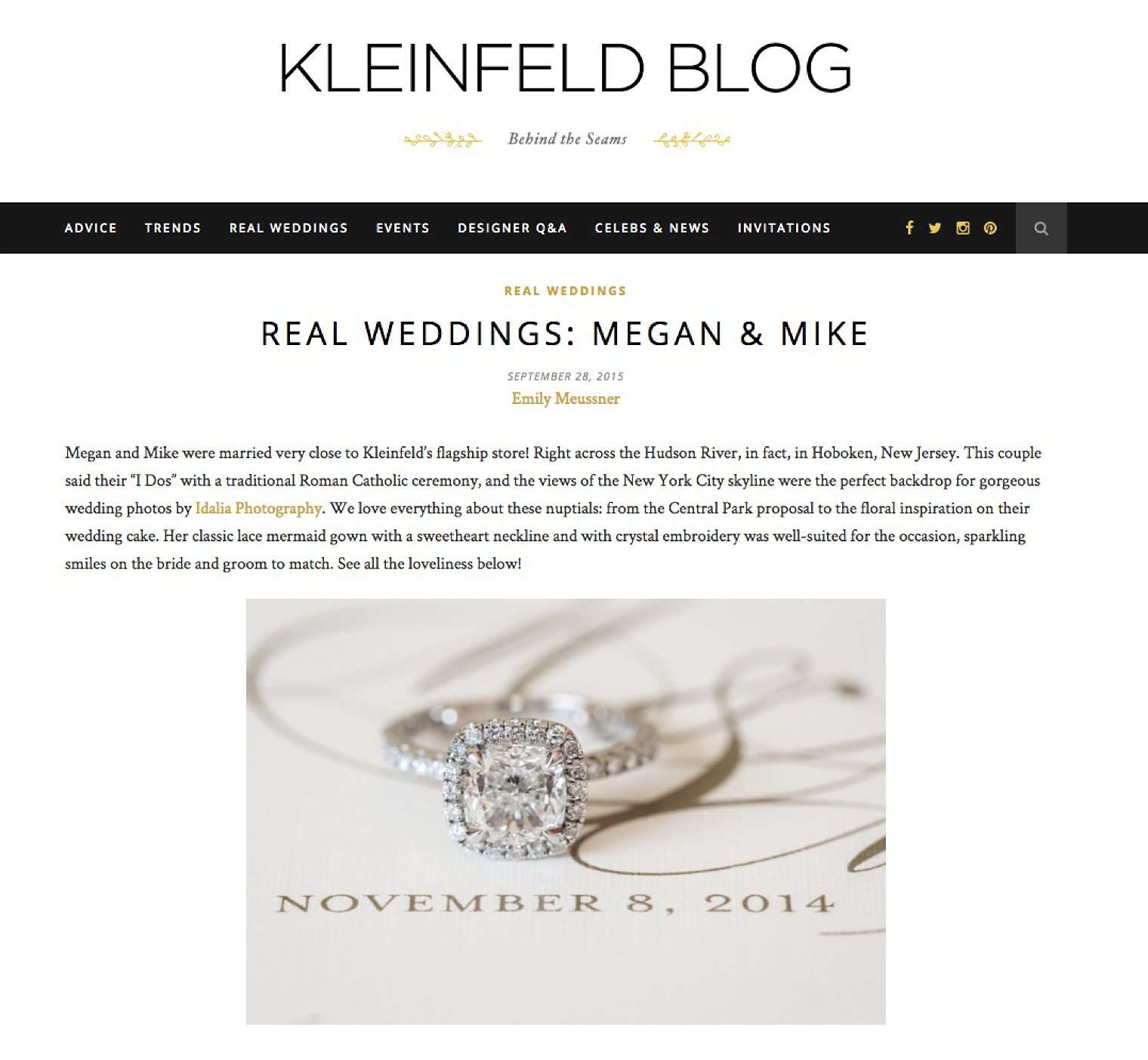 Westmount Country Club Wedding Photos on Kleinfeld Blog