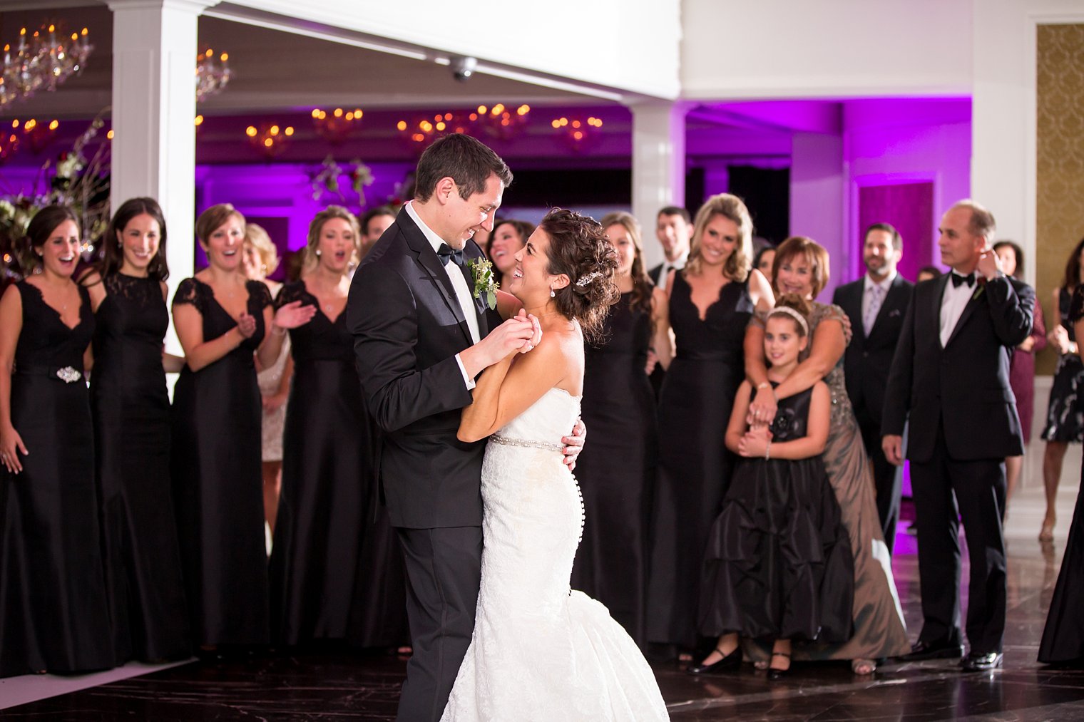 Westmount Country Club Wedding Photos bride and groom first dance