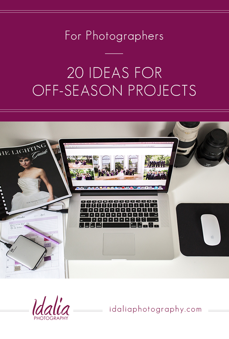 20 Ideas for Off-Season Projects for Photographers