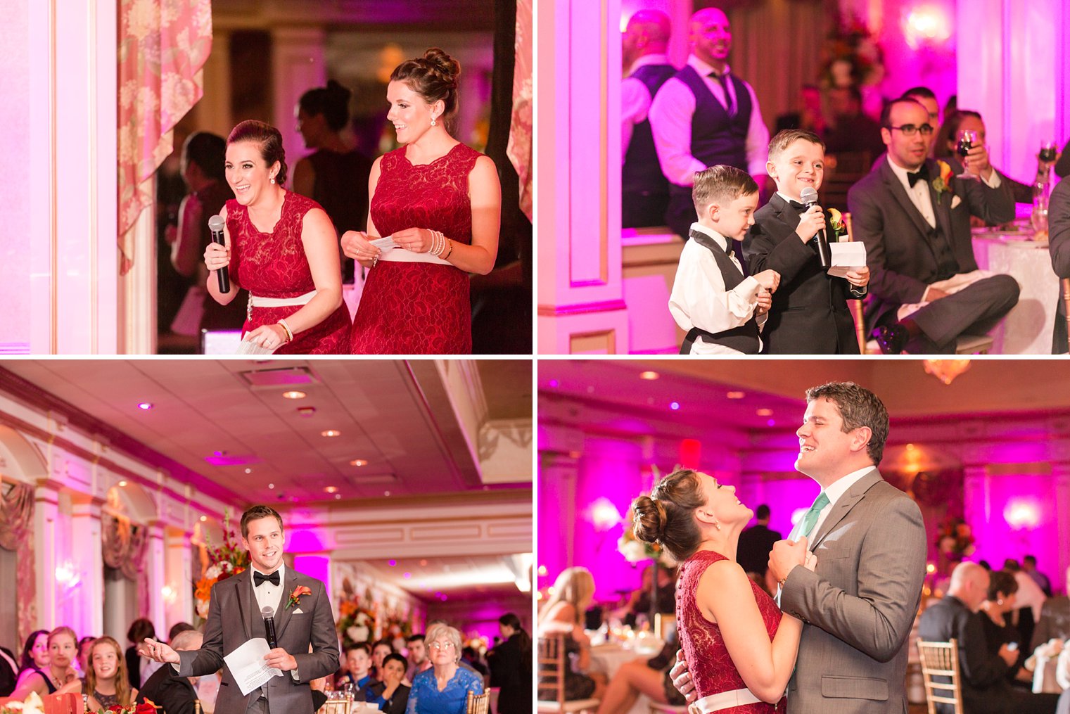 il Tulipano Wedding toast photos