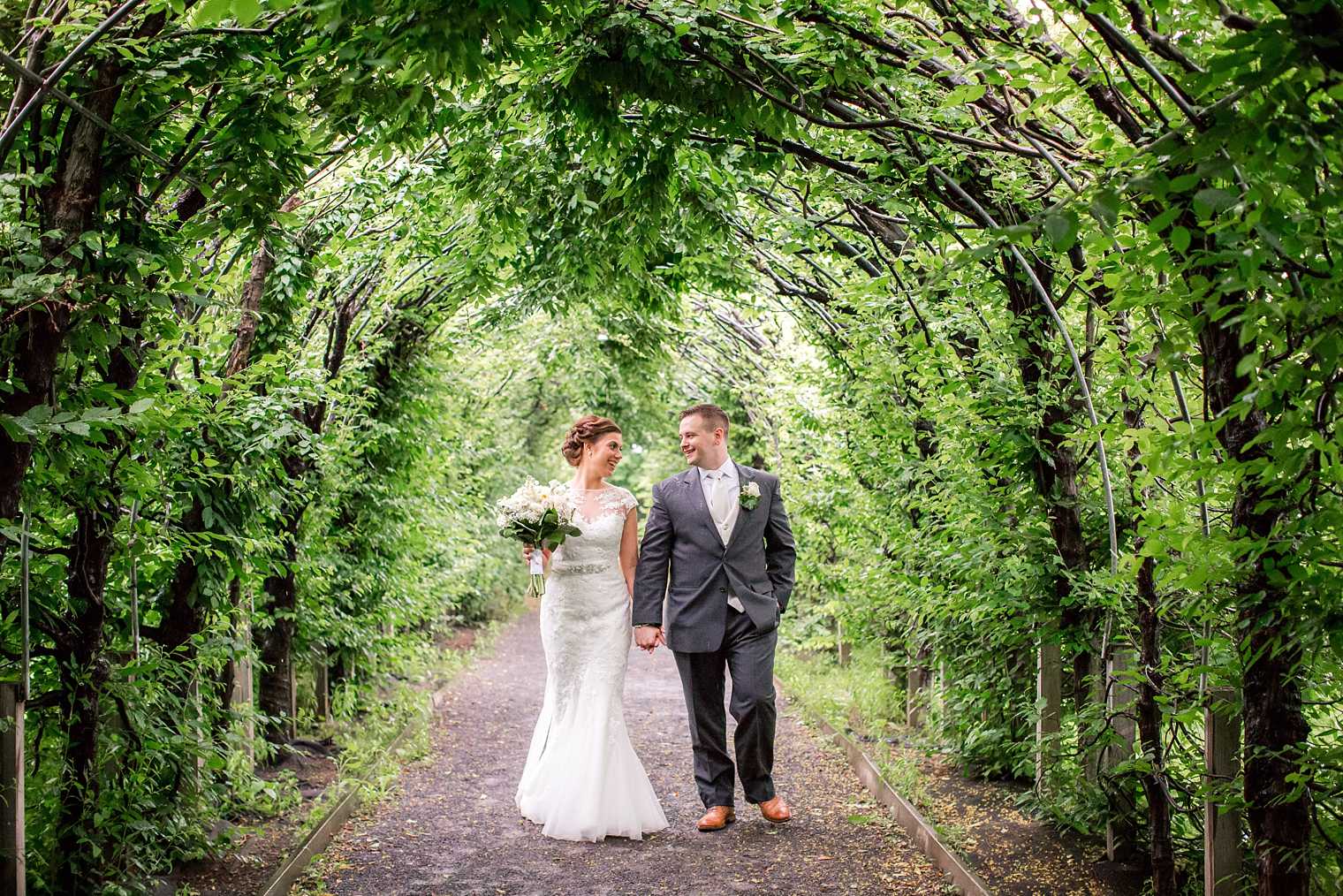 Snug Harbor Wedding Bride and Groom Portrait Photo