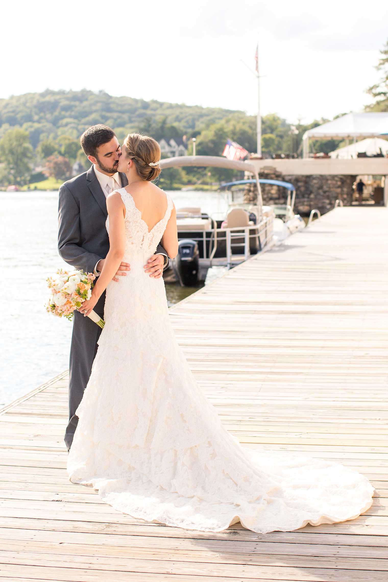 Lake Mohawk Country Club Wedding Photo