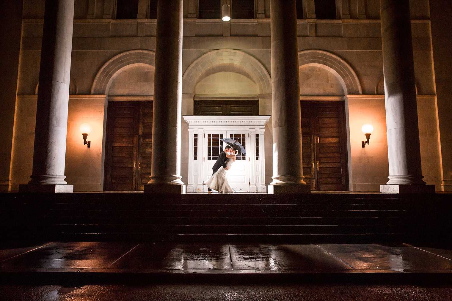 Snug Harbor Wedding Night Photo