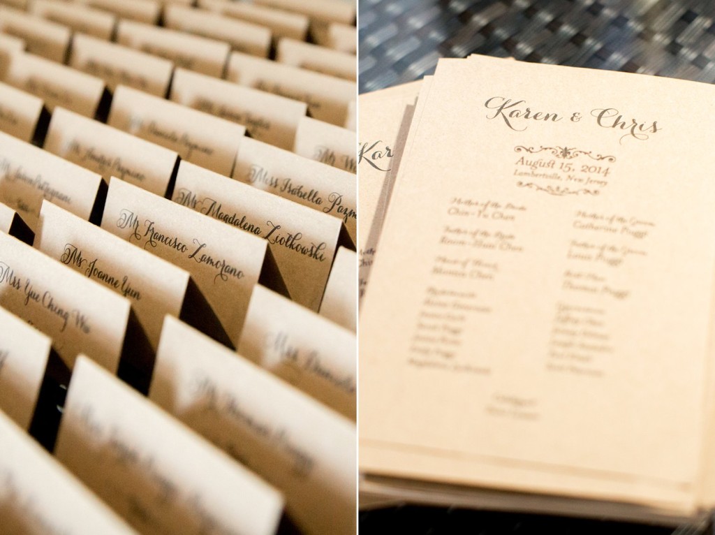 Kraft Paper Escort Cards