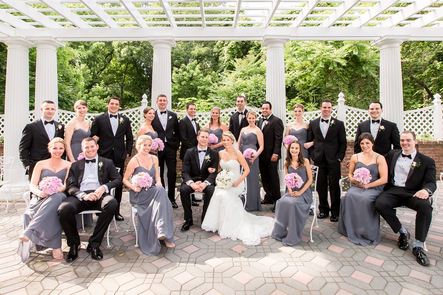 Shadowbrook Wedding bridal party photo