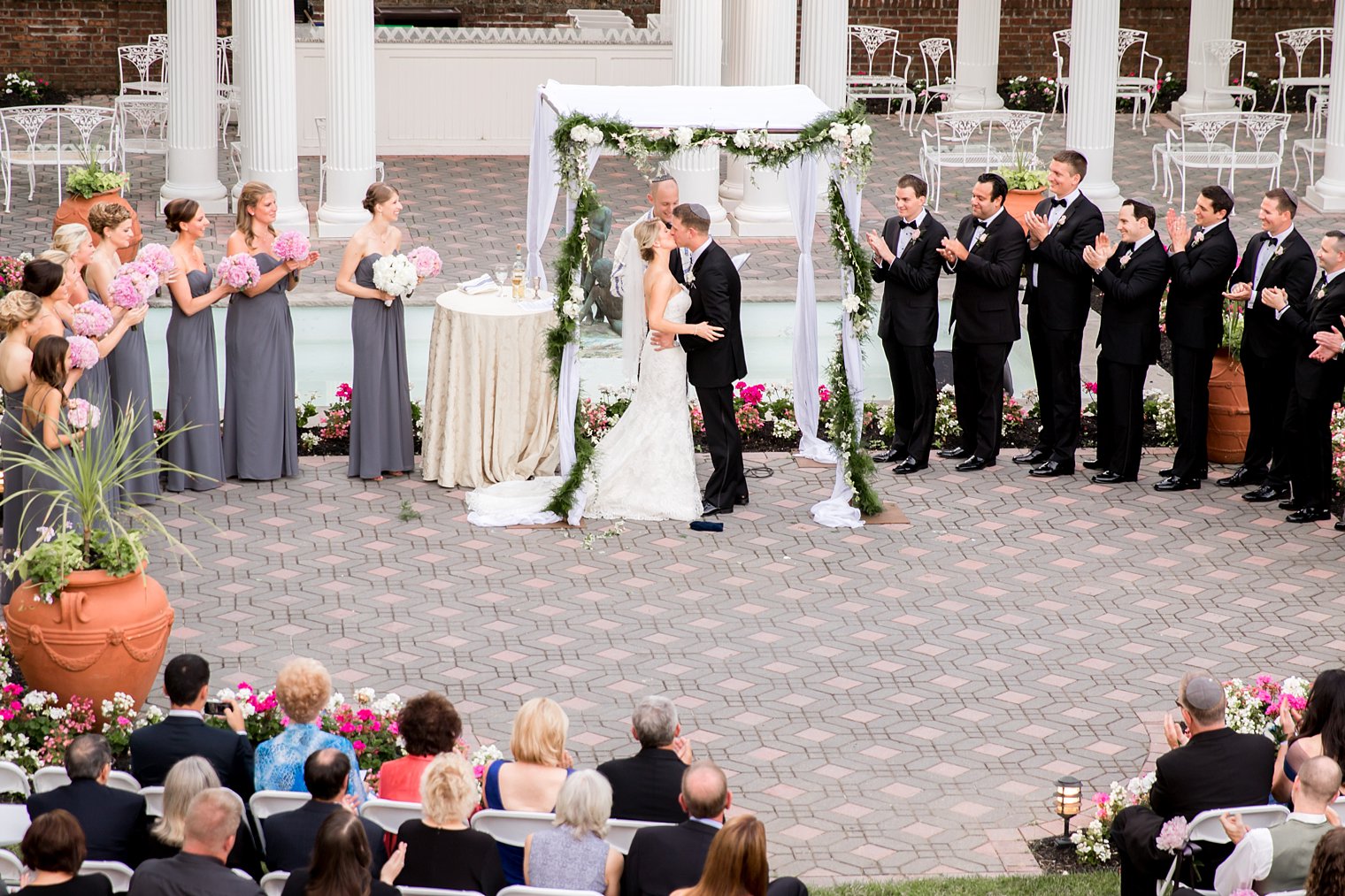 Shadowbrook Wedding Jewish outdoor ceremony