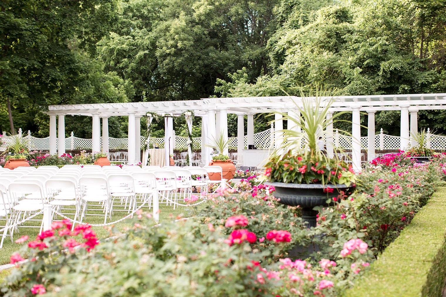 Shadowbrook Wedding garden ceremony