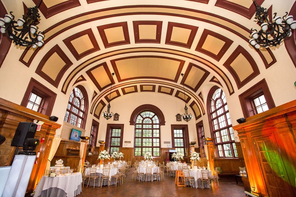 Snug Harbor Wedding reception room