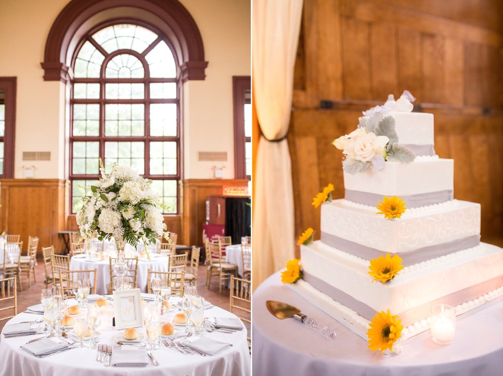 Snug Harbor Wedding yellow and gray color palette