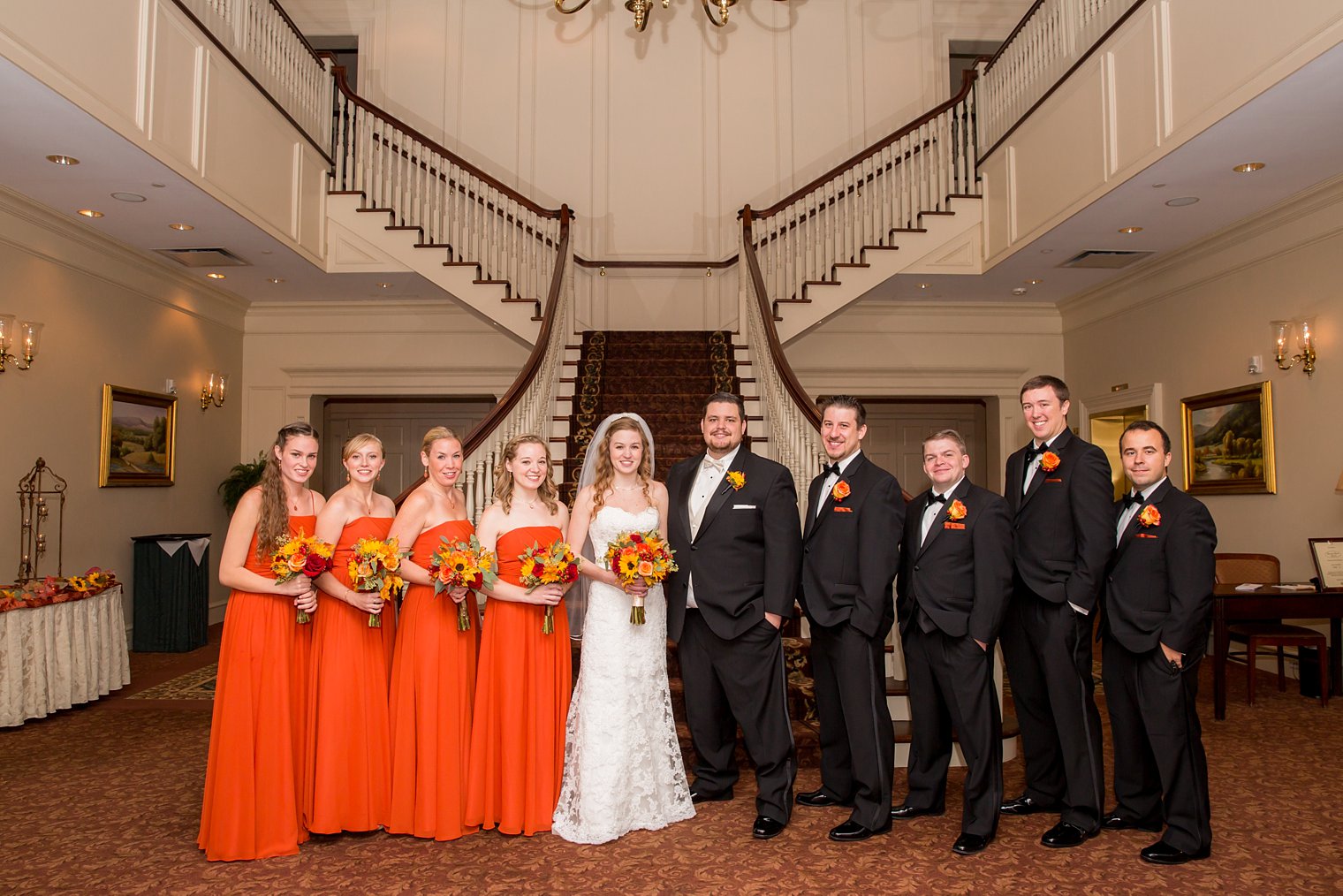 Meadow Wood Manor Wedding Bridal Party Photo