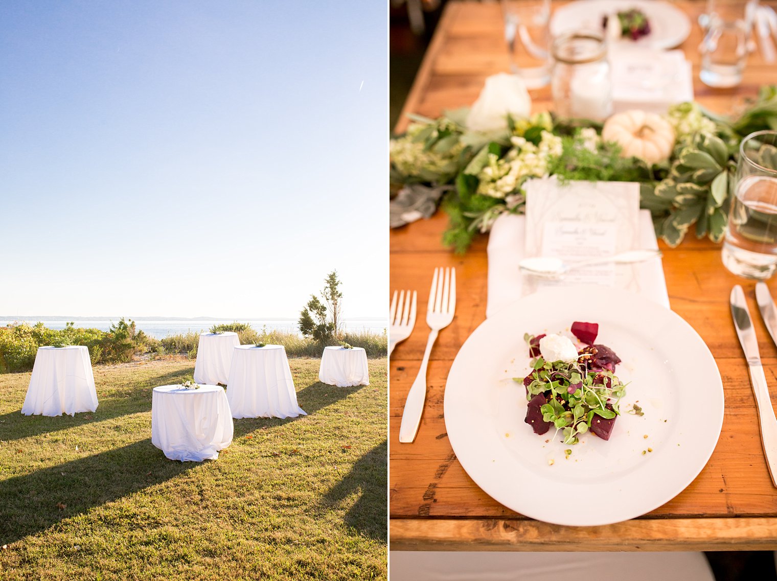 Jersey Shore Wedding Photos outdoor cocktail hour