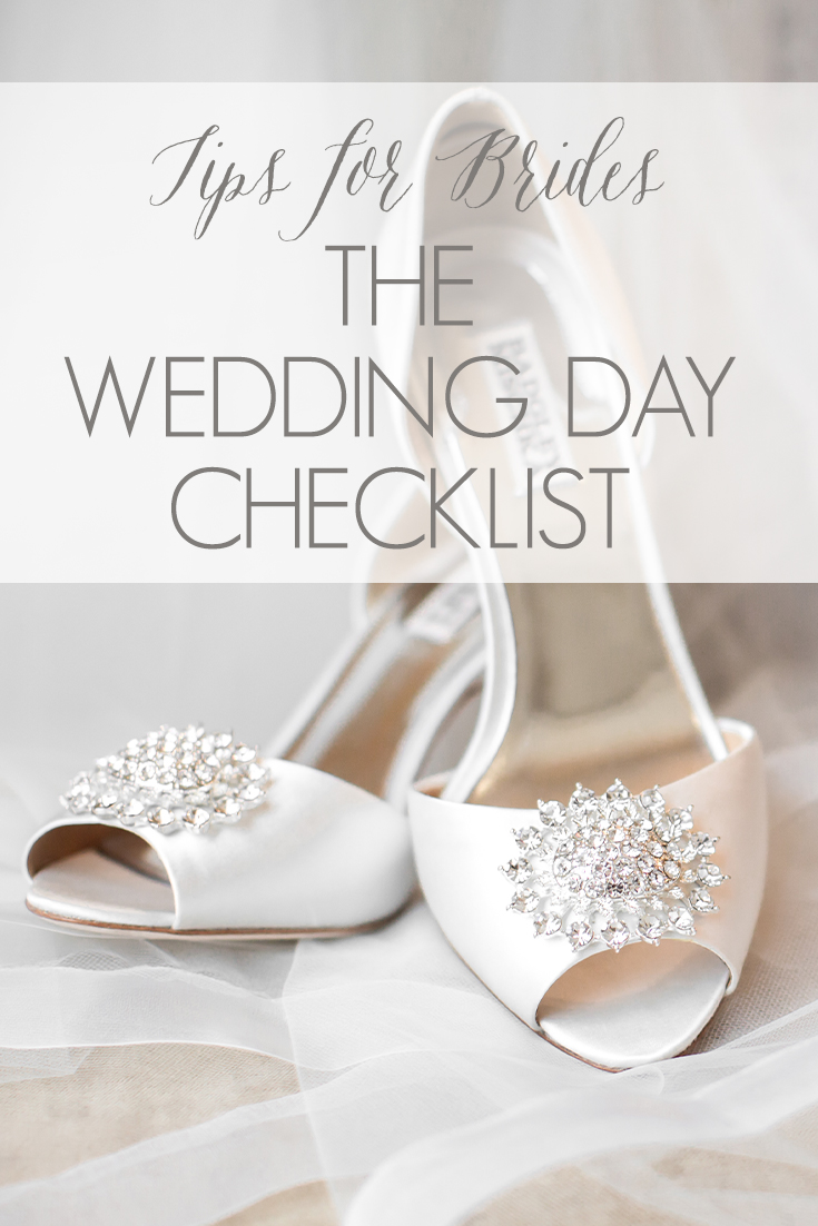 The Wedding Day Checklist | Tips for Brides