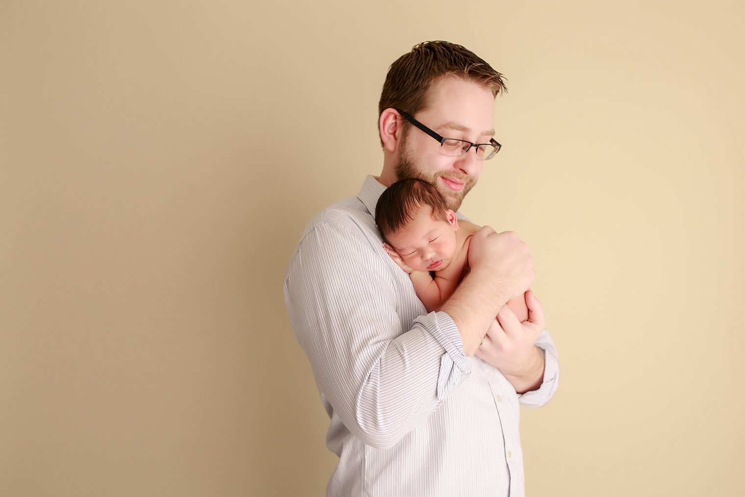 Manalapan NJ Newborn Photographer photo of father and newborn son