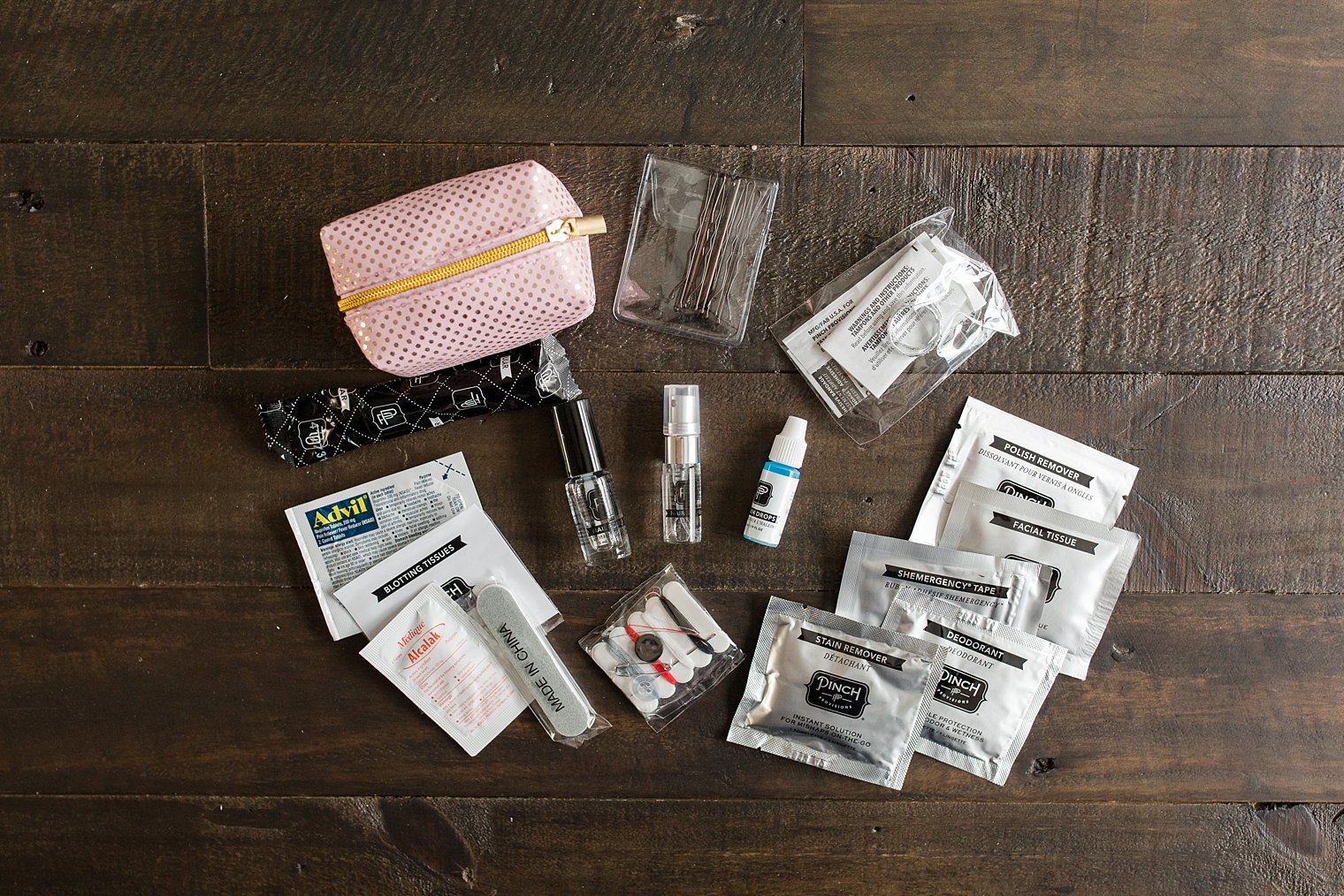 Pinch Provisions Minimergency Kit for Bridesmaids, Includes 21 Emergency  Wedding Day Must-Have Essentials, Perfect Bridal Shower and Bridesmaids