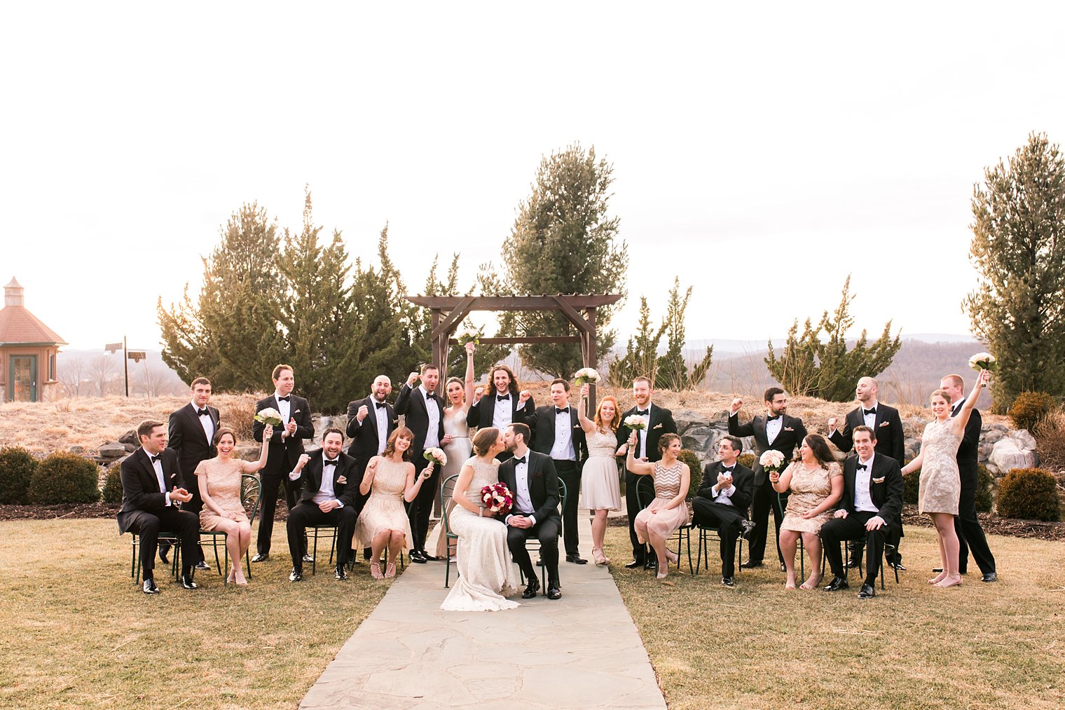 Grand Cascades Lodge Wedding Photos of bridal party