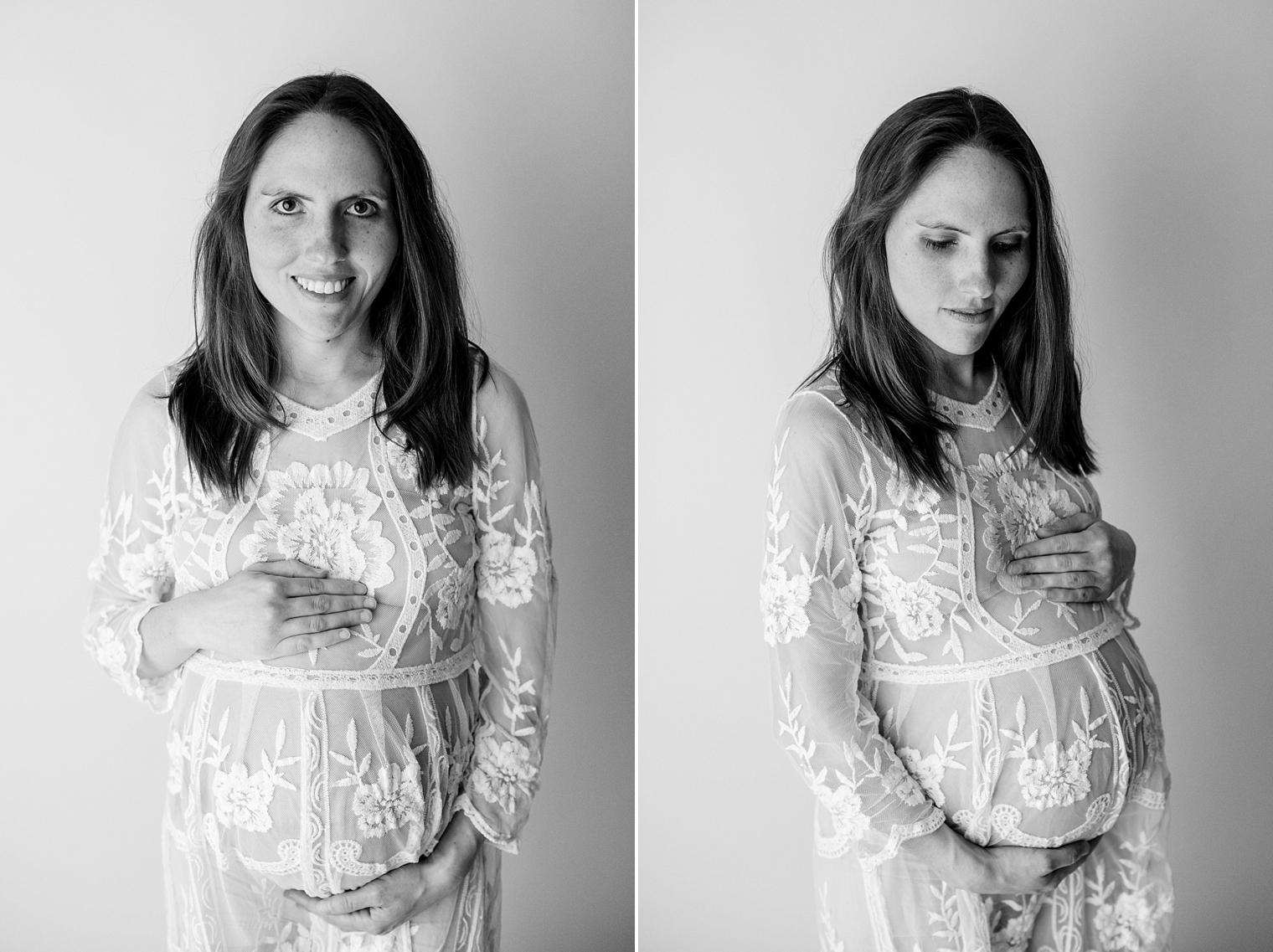 Central NJ Maternity Photographer Studio Maternity Portrait