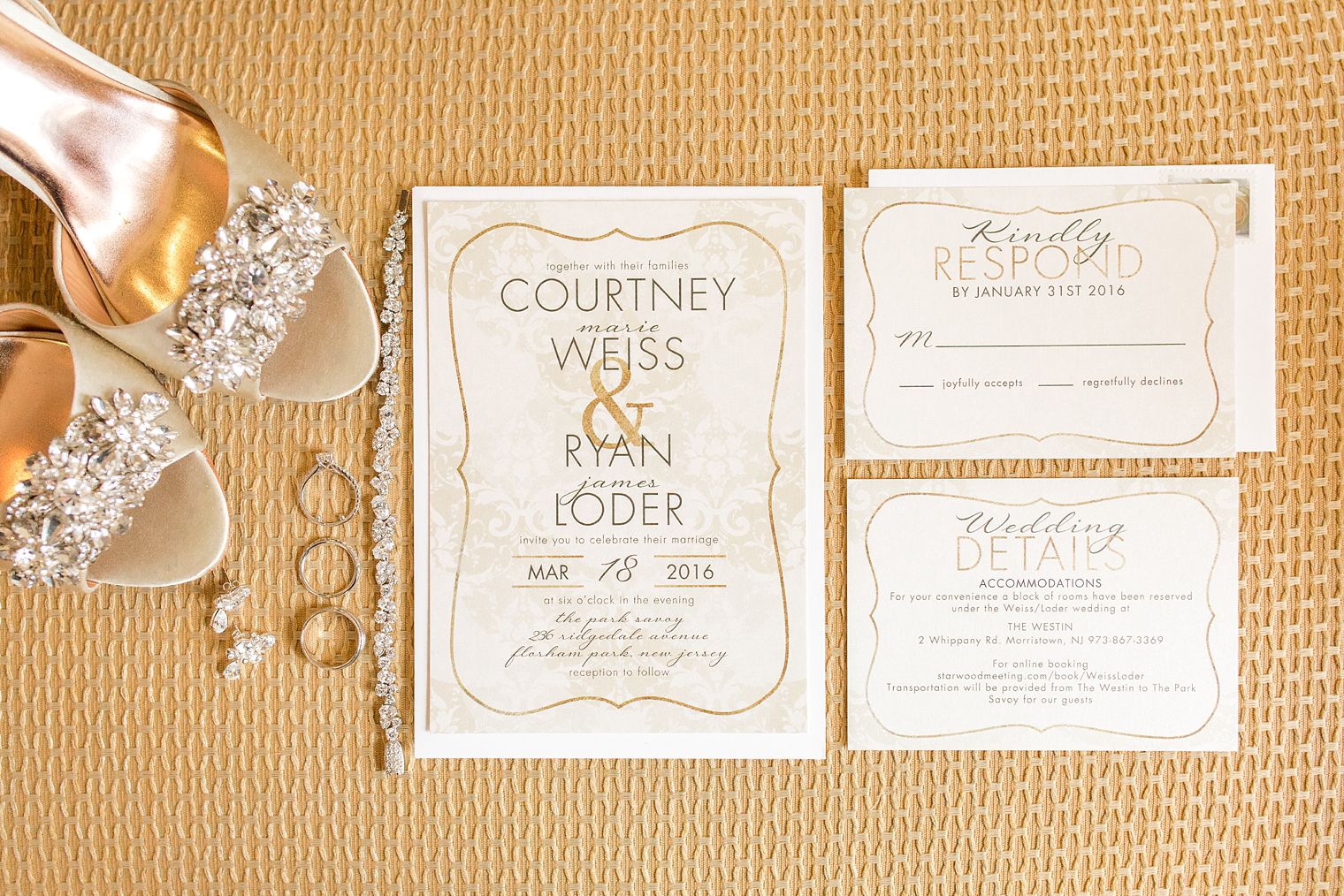 Wedding Paper Divas | Sarah Hawkins Designs Invitation