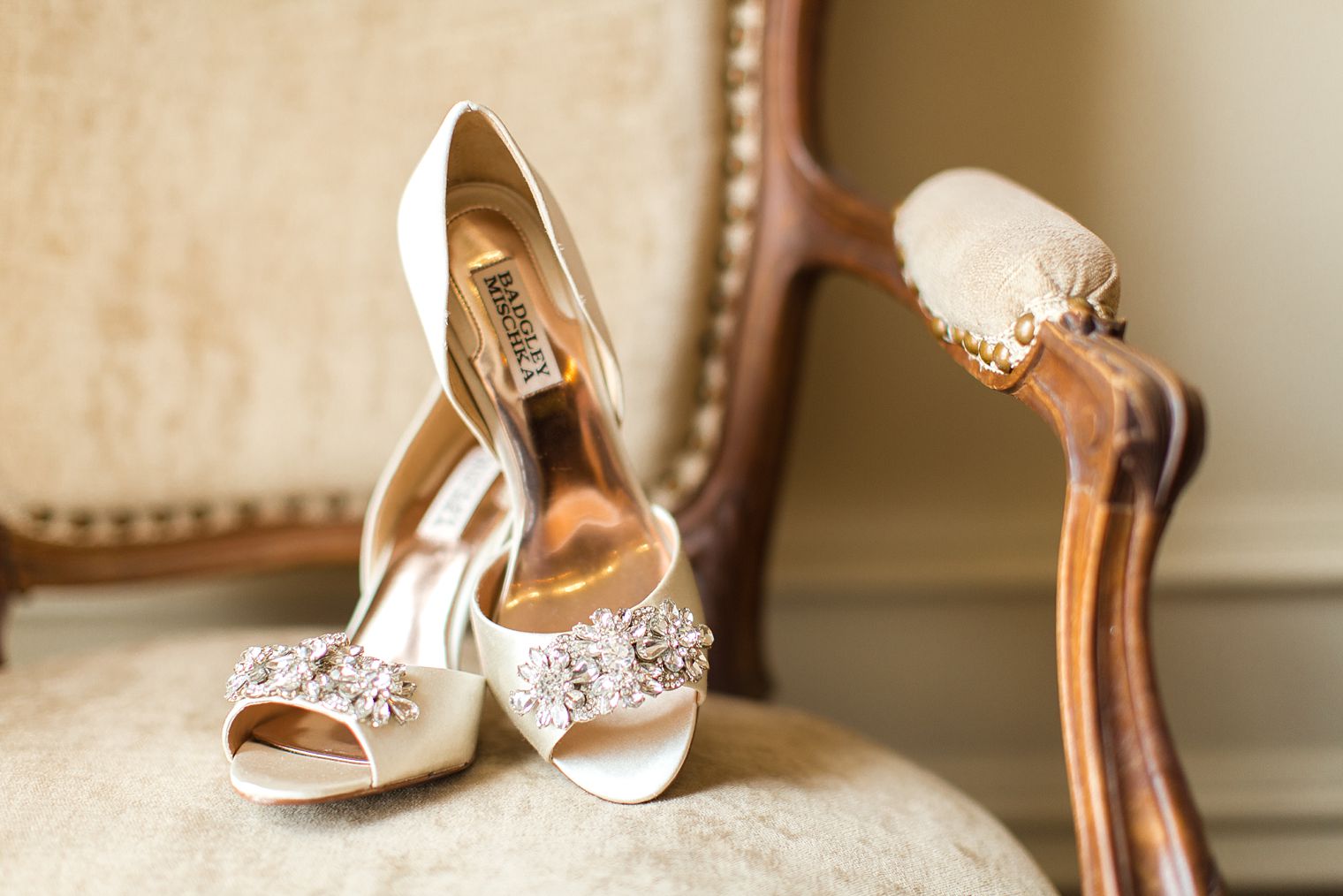 Badgley Mischka wedding shoes