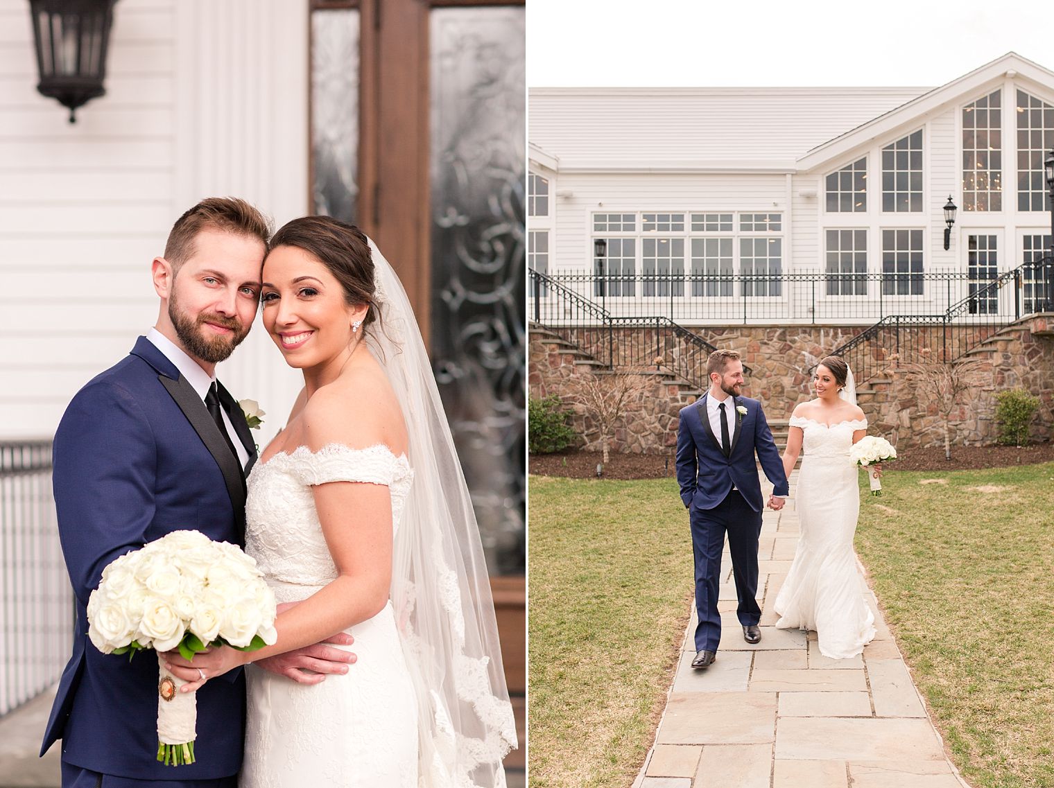 Bride and groom at Park Savoy Estate