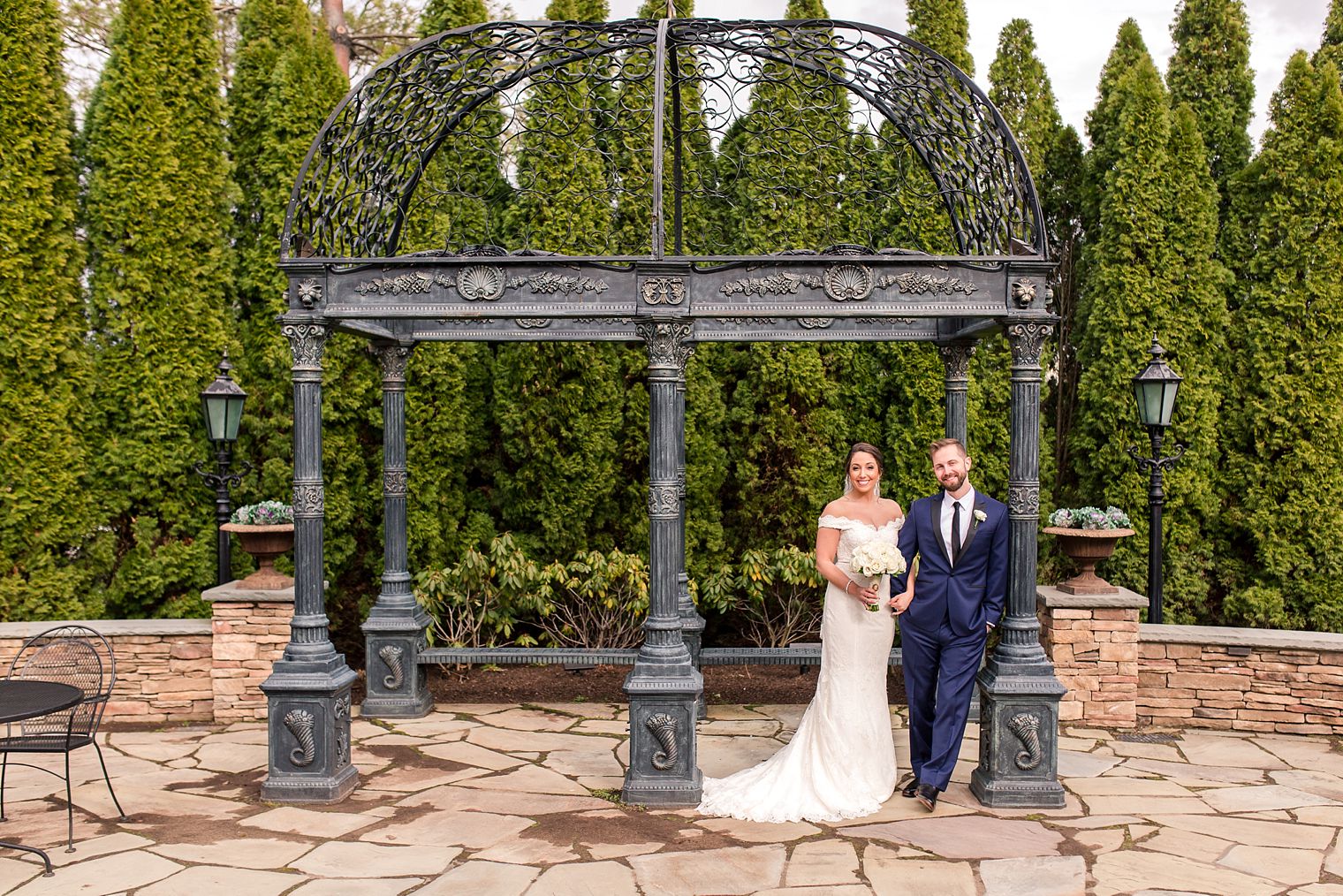 Bride and groom at Park Savoy