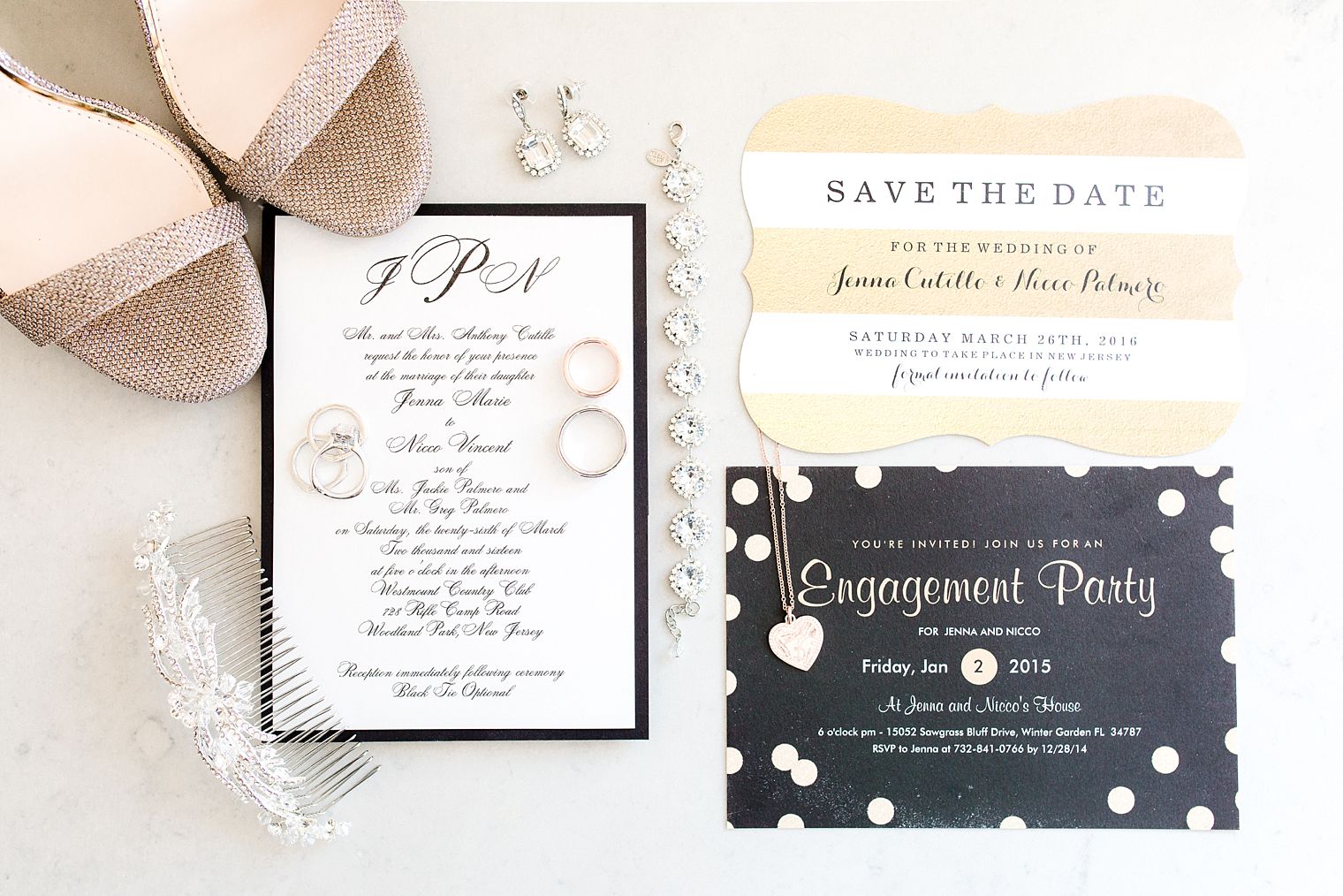 Wedding Invitation from Calla Graphics