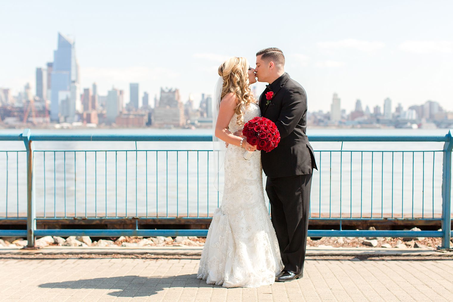 Sheraton Lincoln Harbor Wedding Portrait