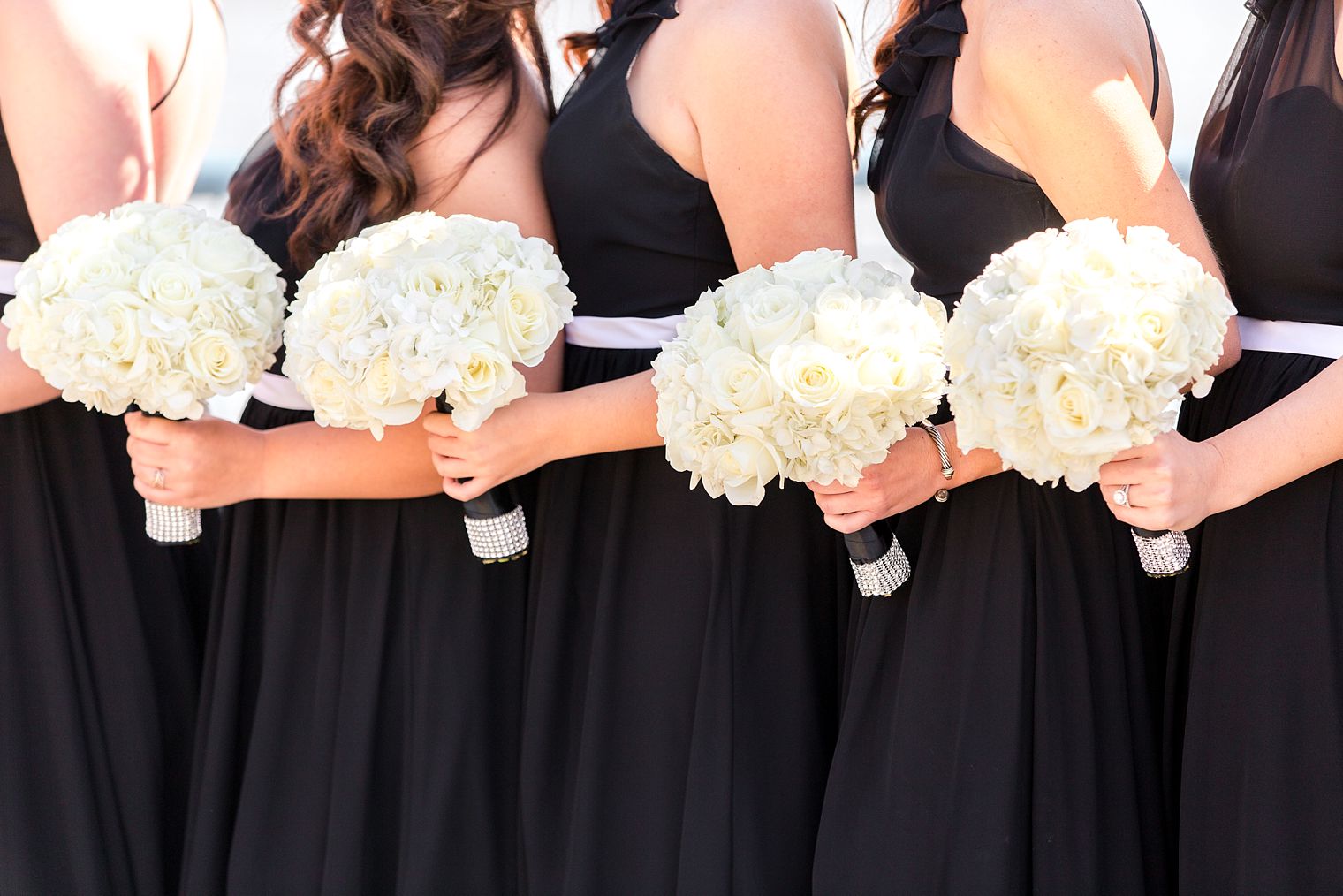 Bridesmaid bouquets by Atlas Florals