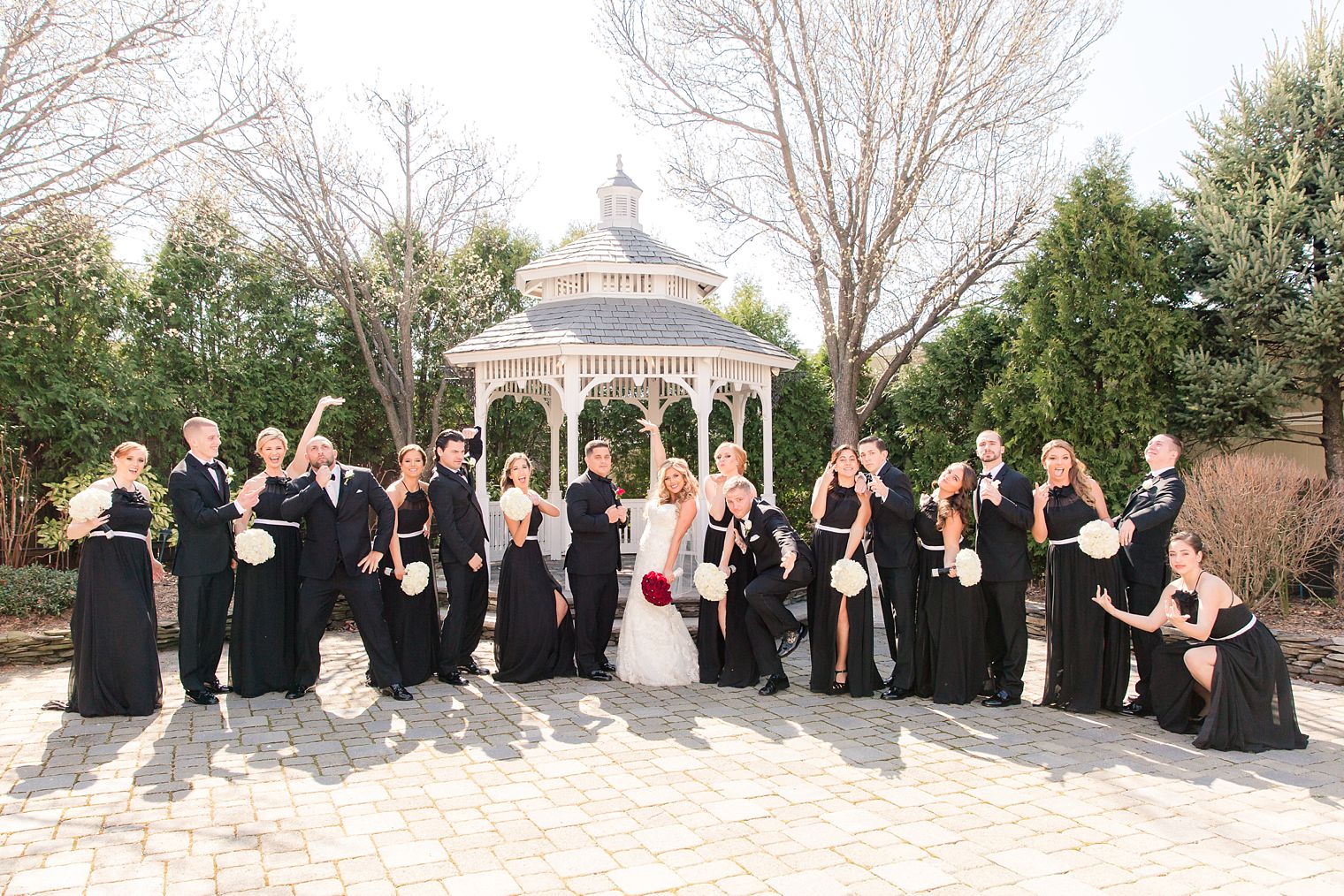 Unique bridal party photo