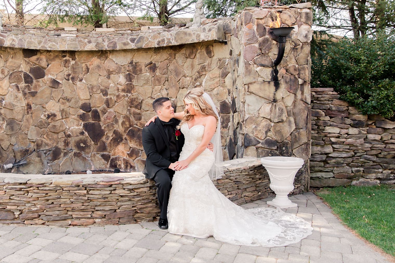 Bride and groom in Woodland Park, NJ