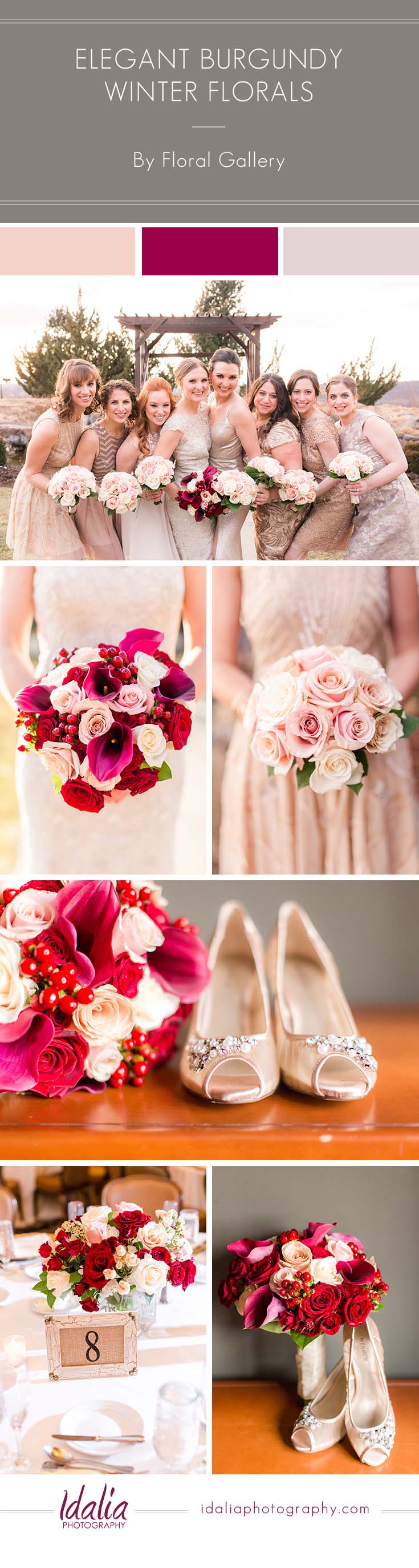 Grand Cascades Wedding Florals by Floral Gallery | Photos by Idalia Photography