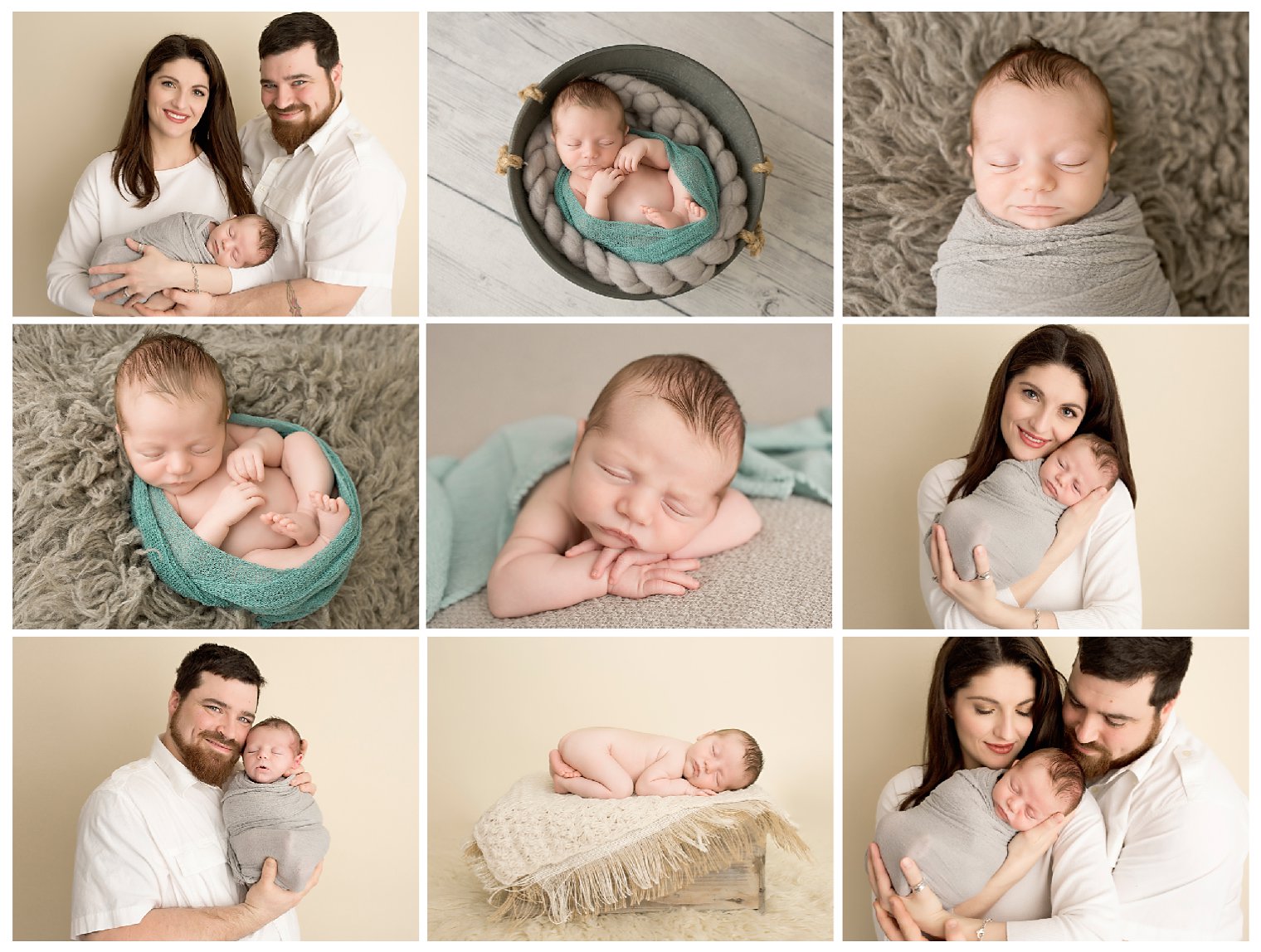 Newborn studio session in Central NJ