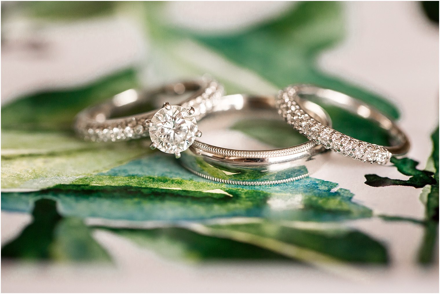 Rustic NJ Wedding Ring Photo