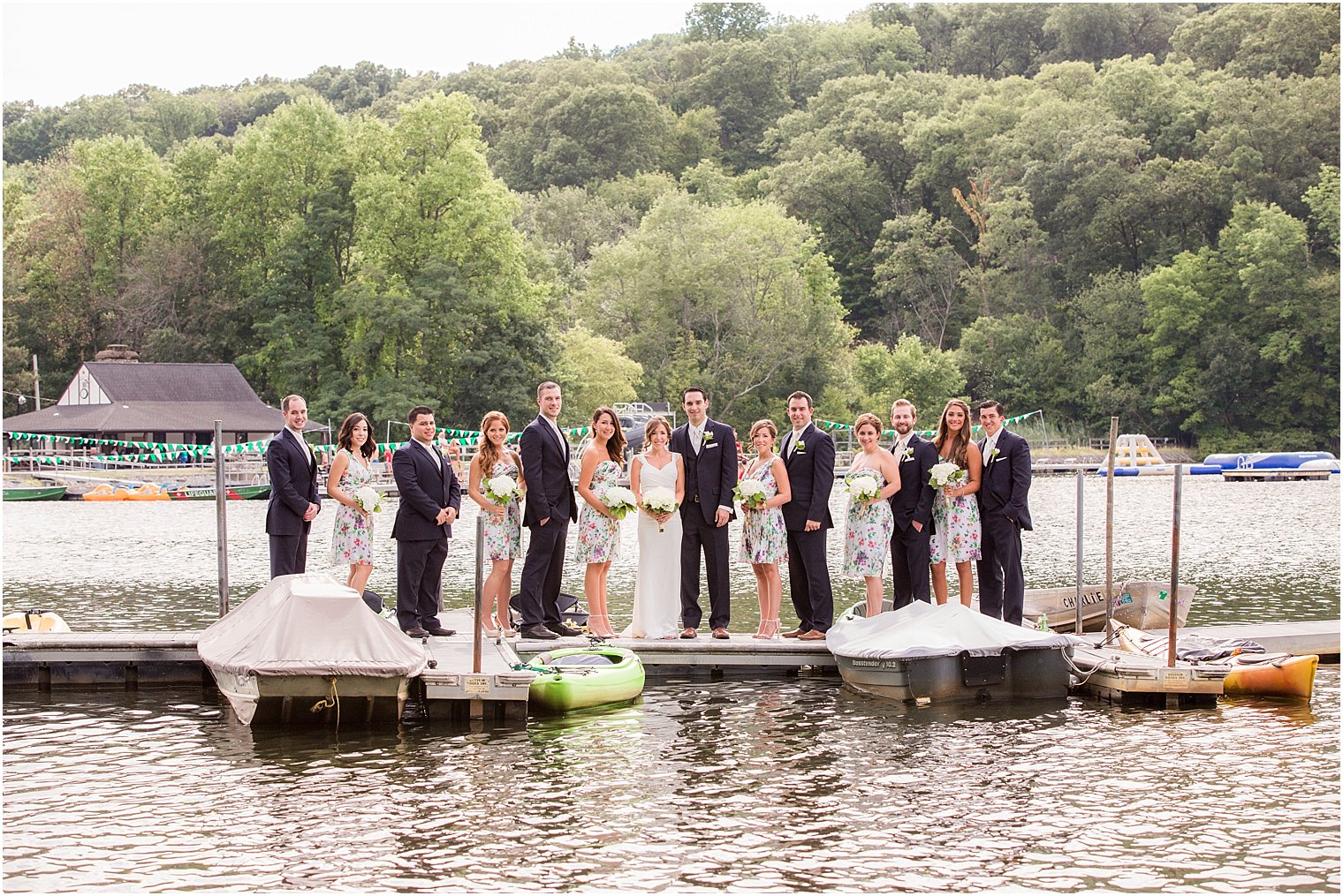 Bridal Party at Lake Valhalla