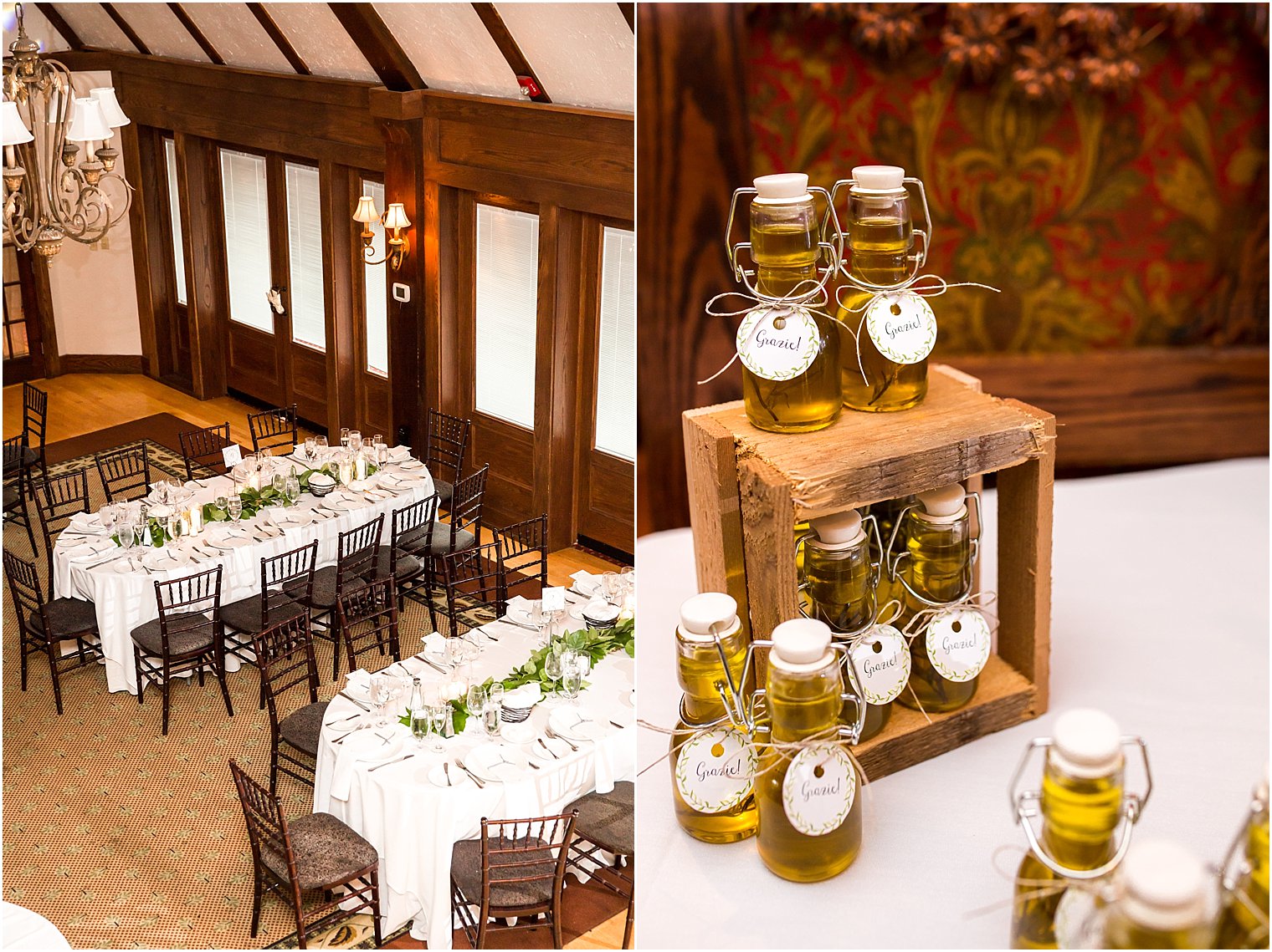 Olive oil wedding favors