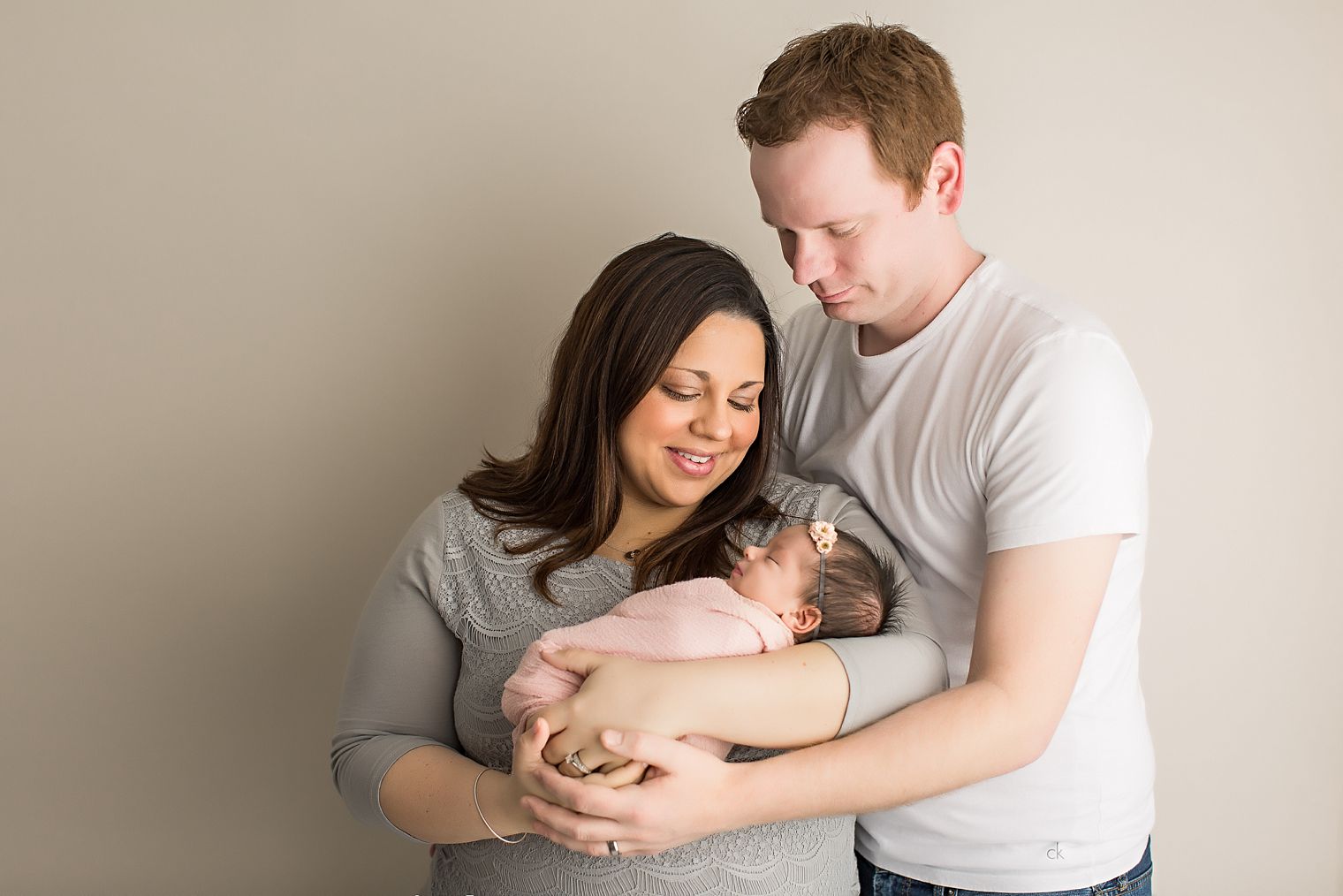 Newborn and family photo