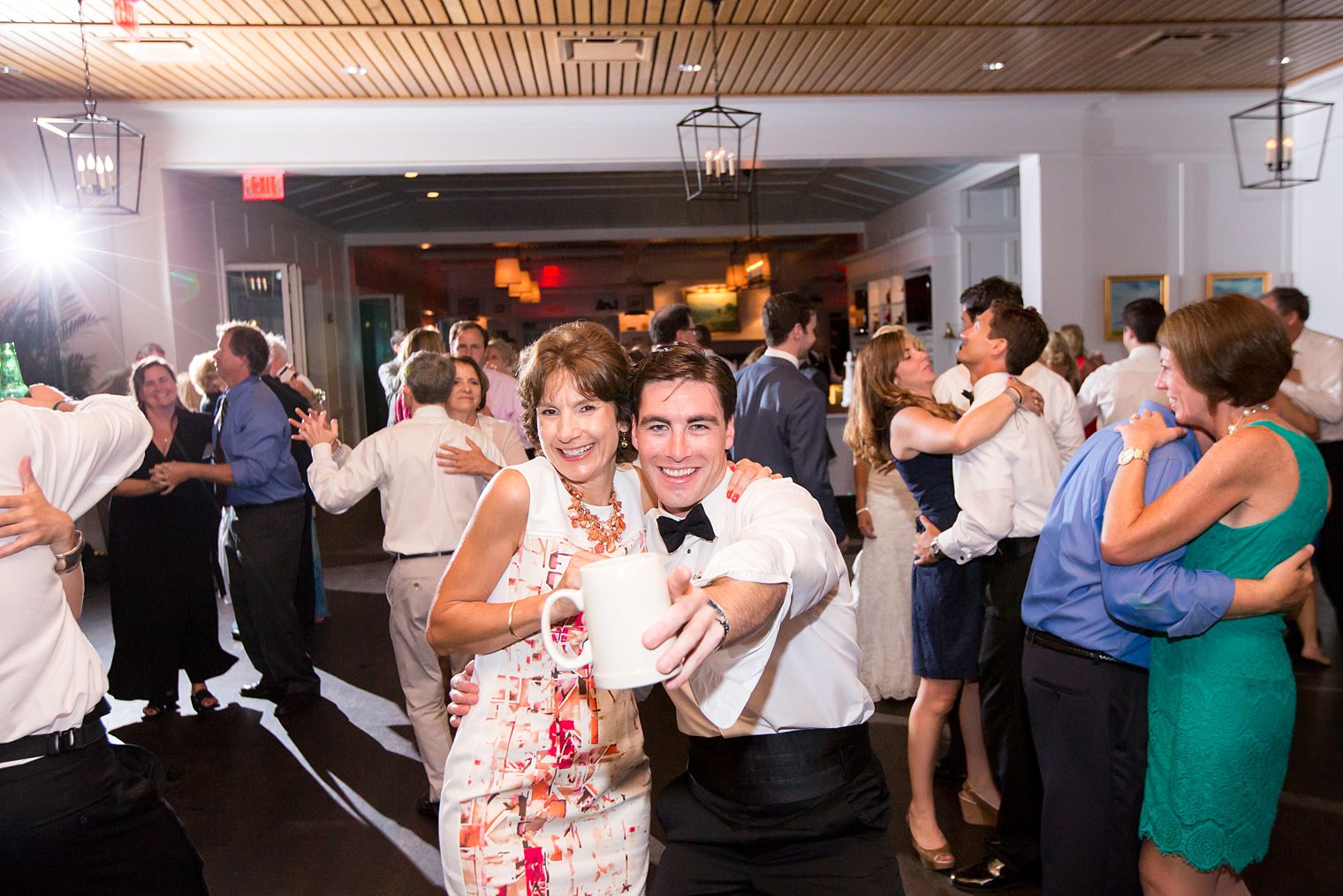 Rumson Country Club wedding reception photo