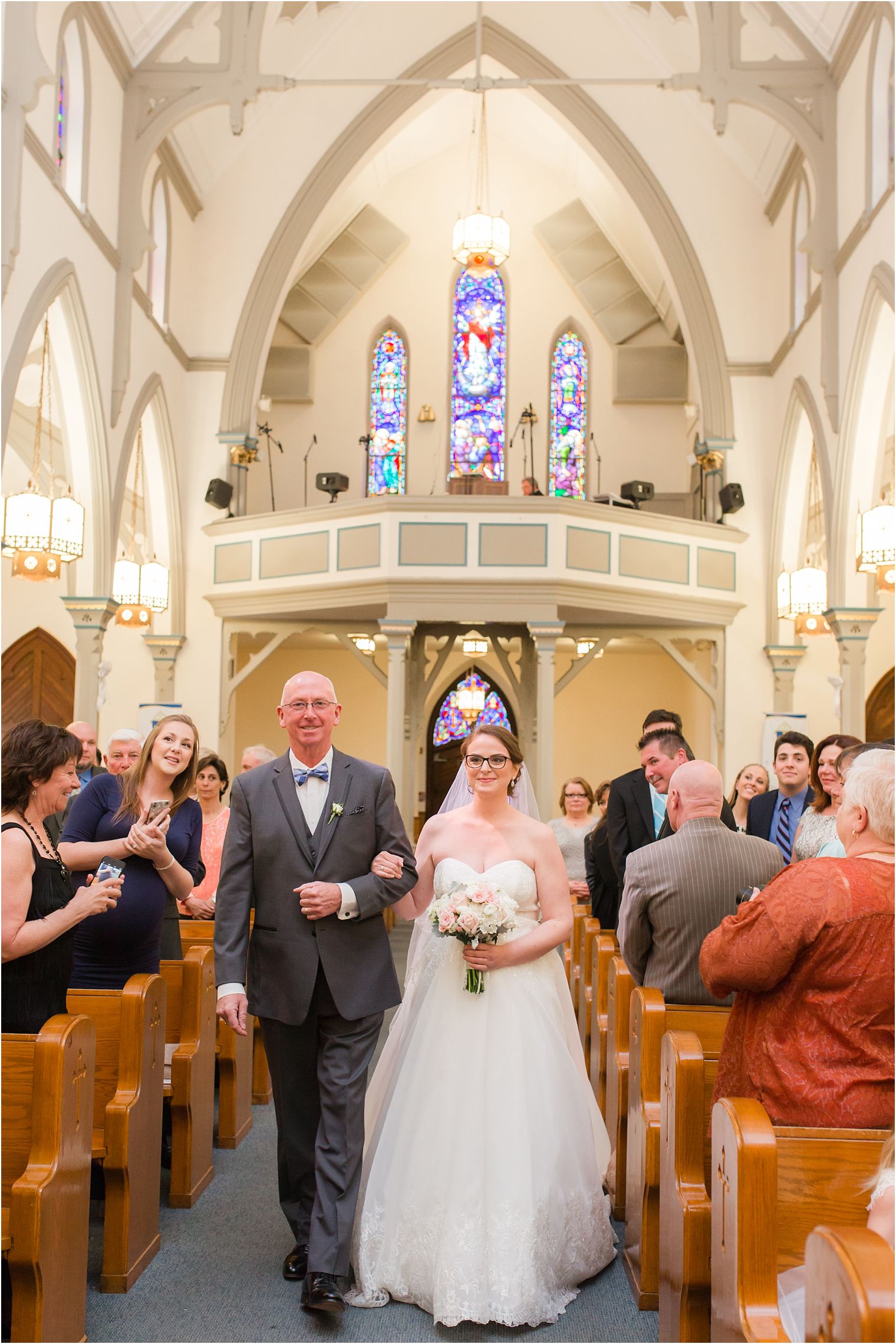 Bride's entrance at St. Rose of Lima Freehold