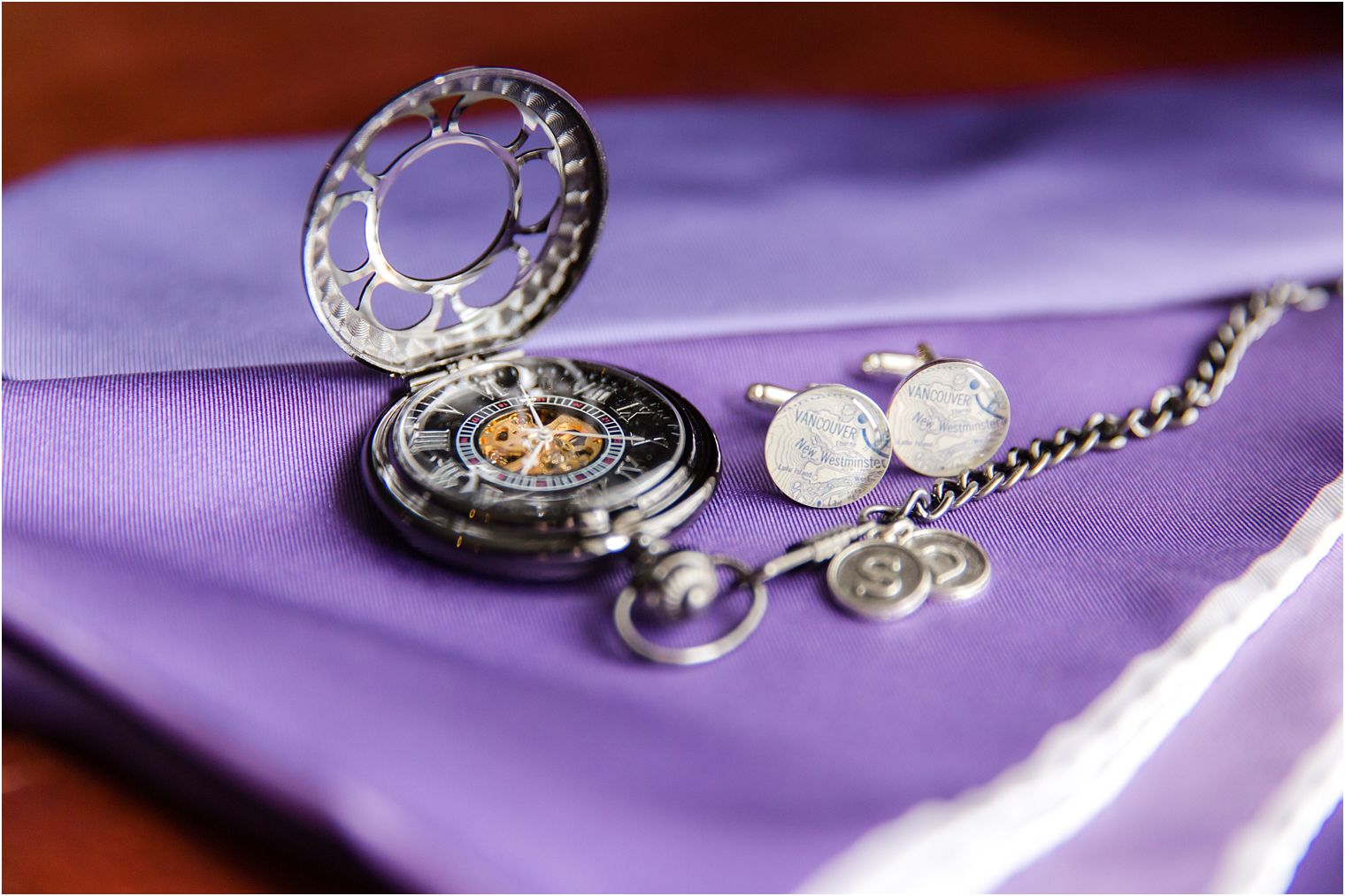 Pocket watch groomsman gift