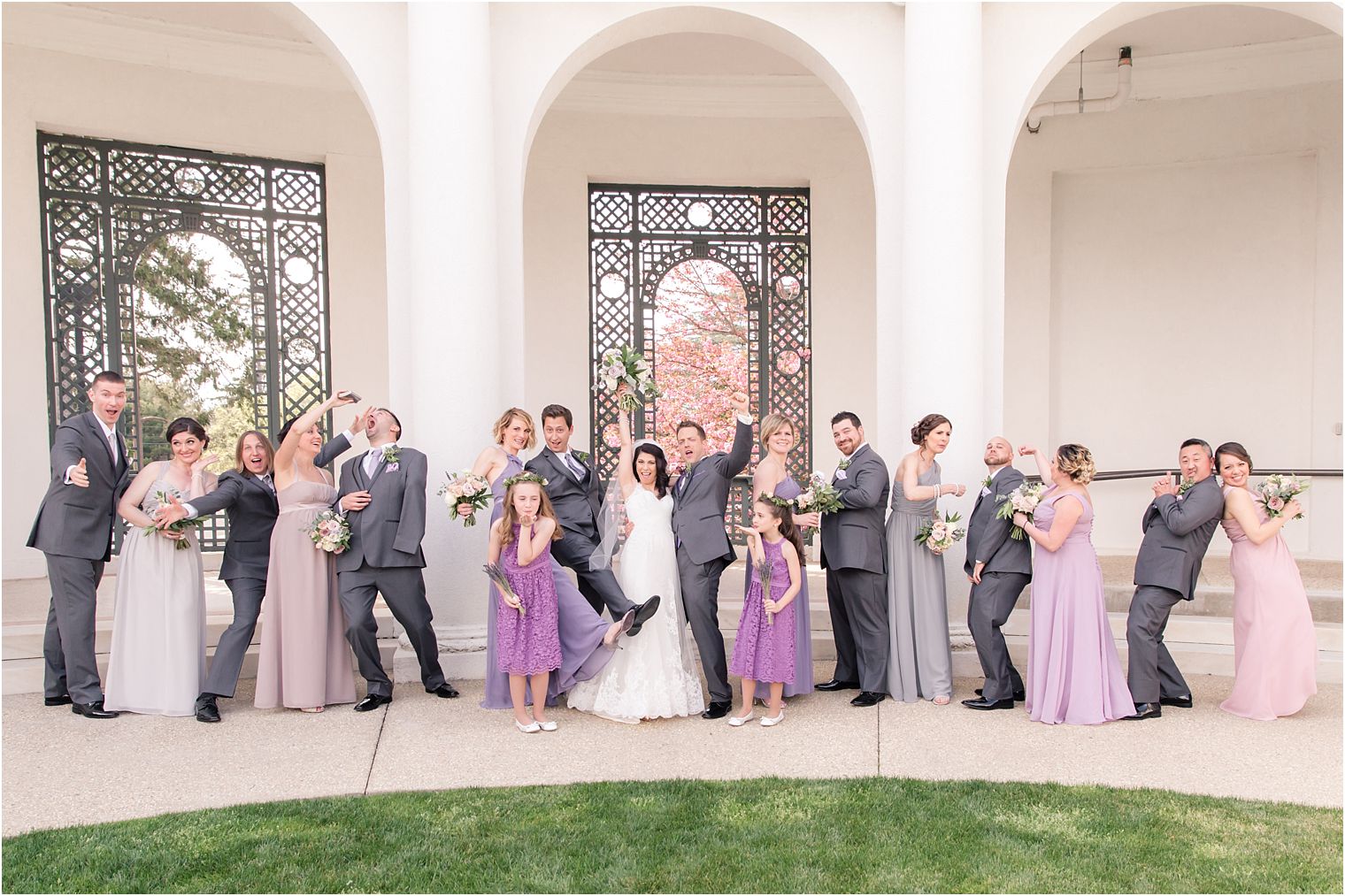 Fun bridal party photo