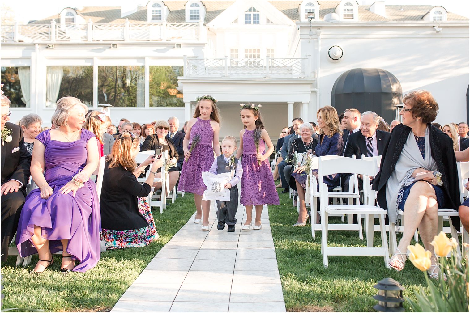 Flower girls and ring bearer