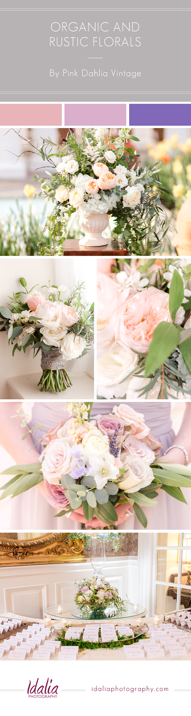 Shadowbrook NJ Wedding Florals by Pink Dahlia Vintage | Photo by Idalia Photography