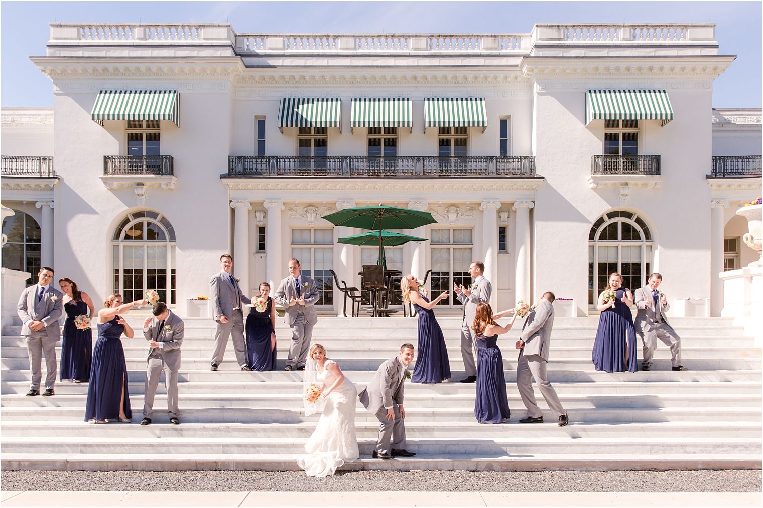 Fun bridal party photo