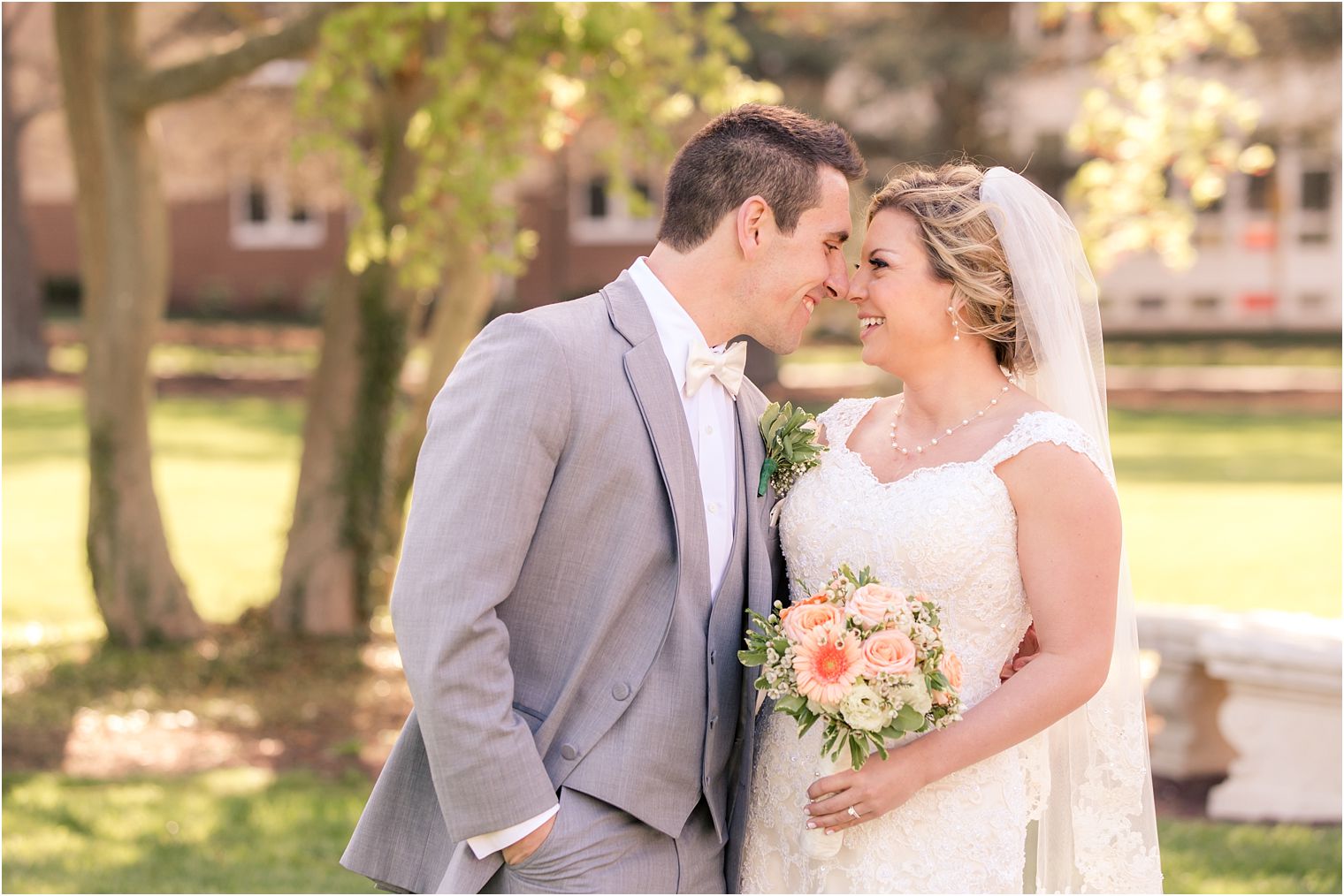 Bride and groom portrait