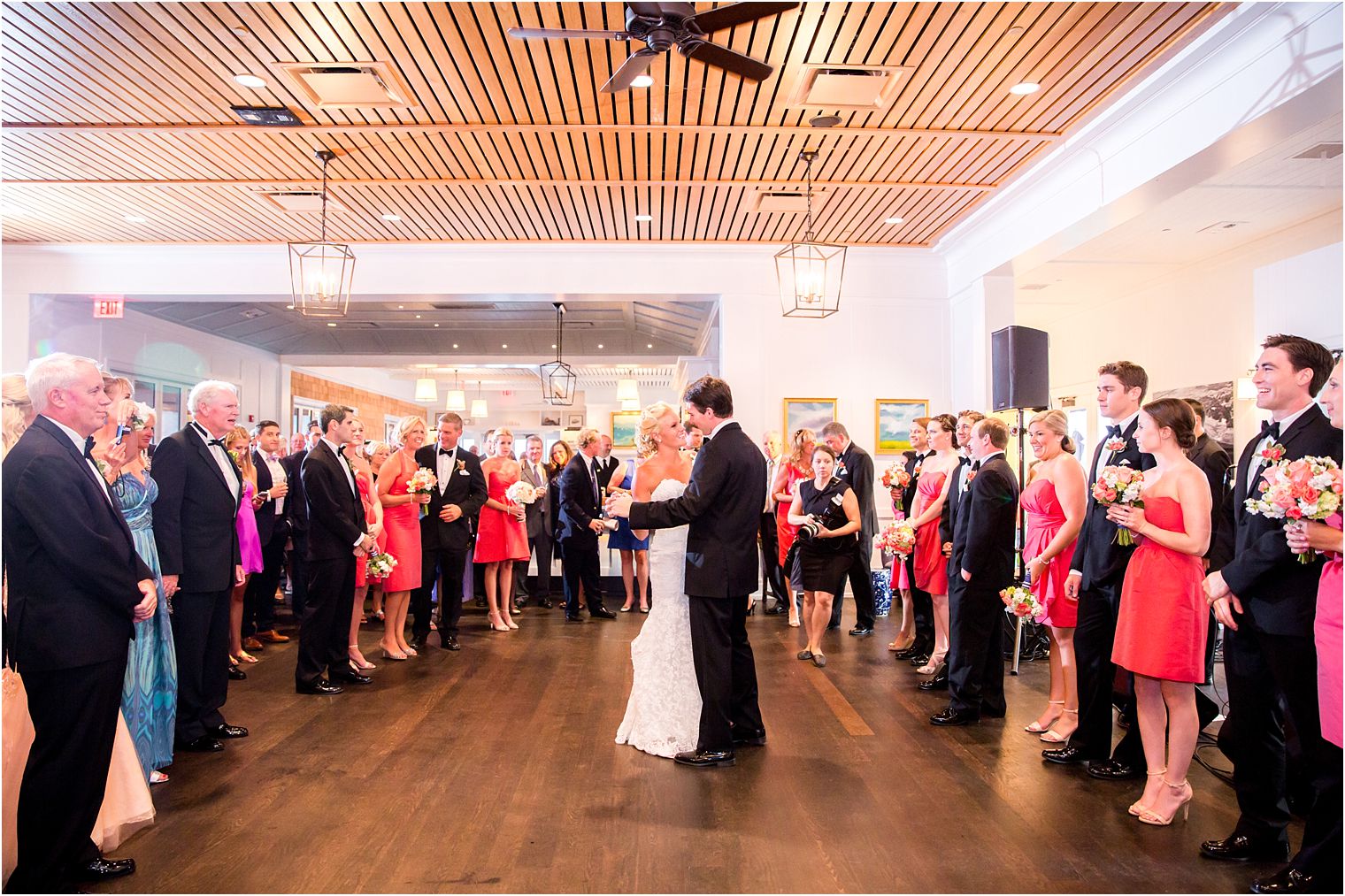 Wedding reception photos at Rumson Country Club