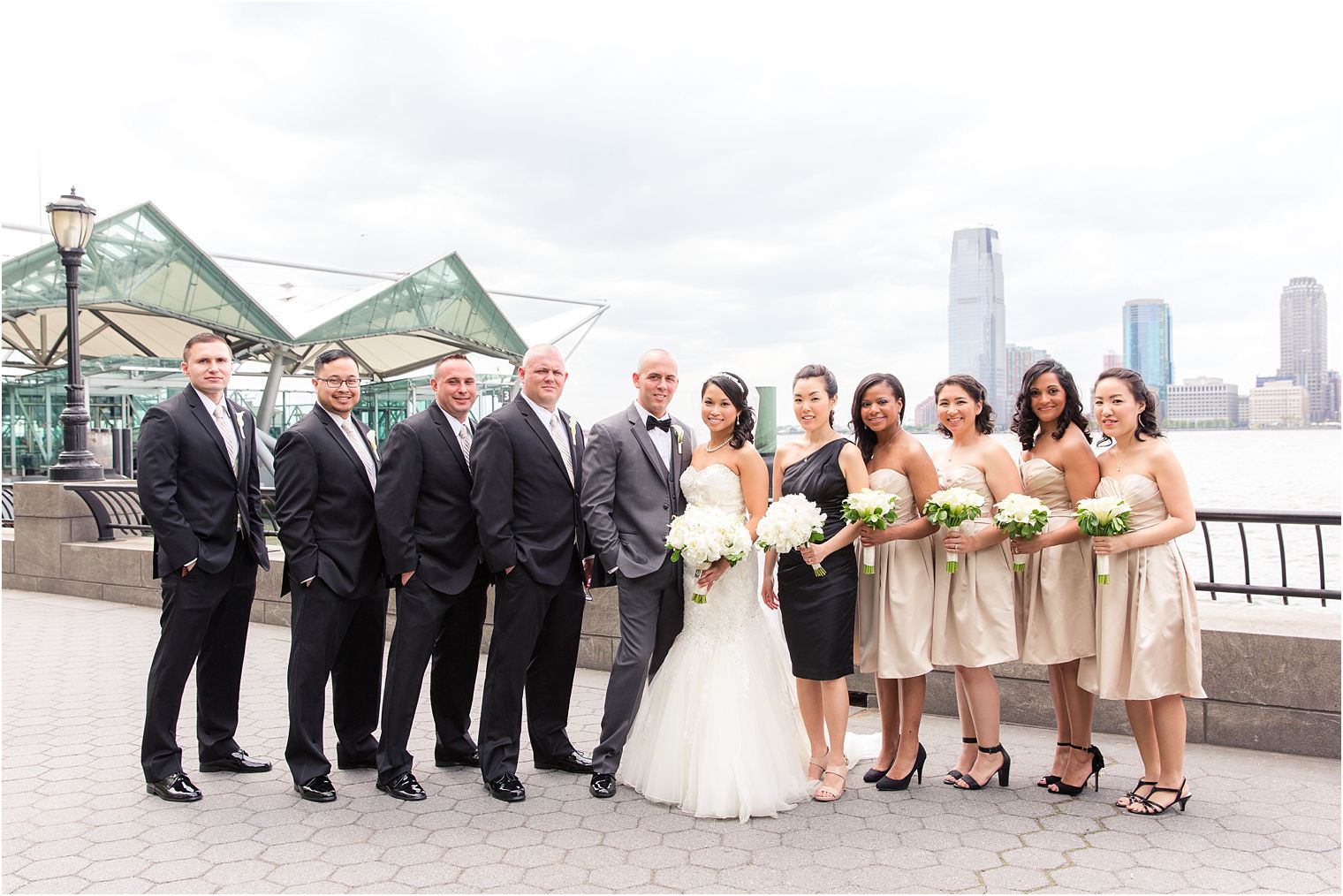 Bridal Party at Riverview Terrace