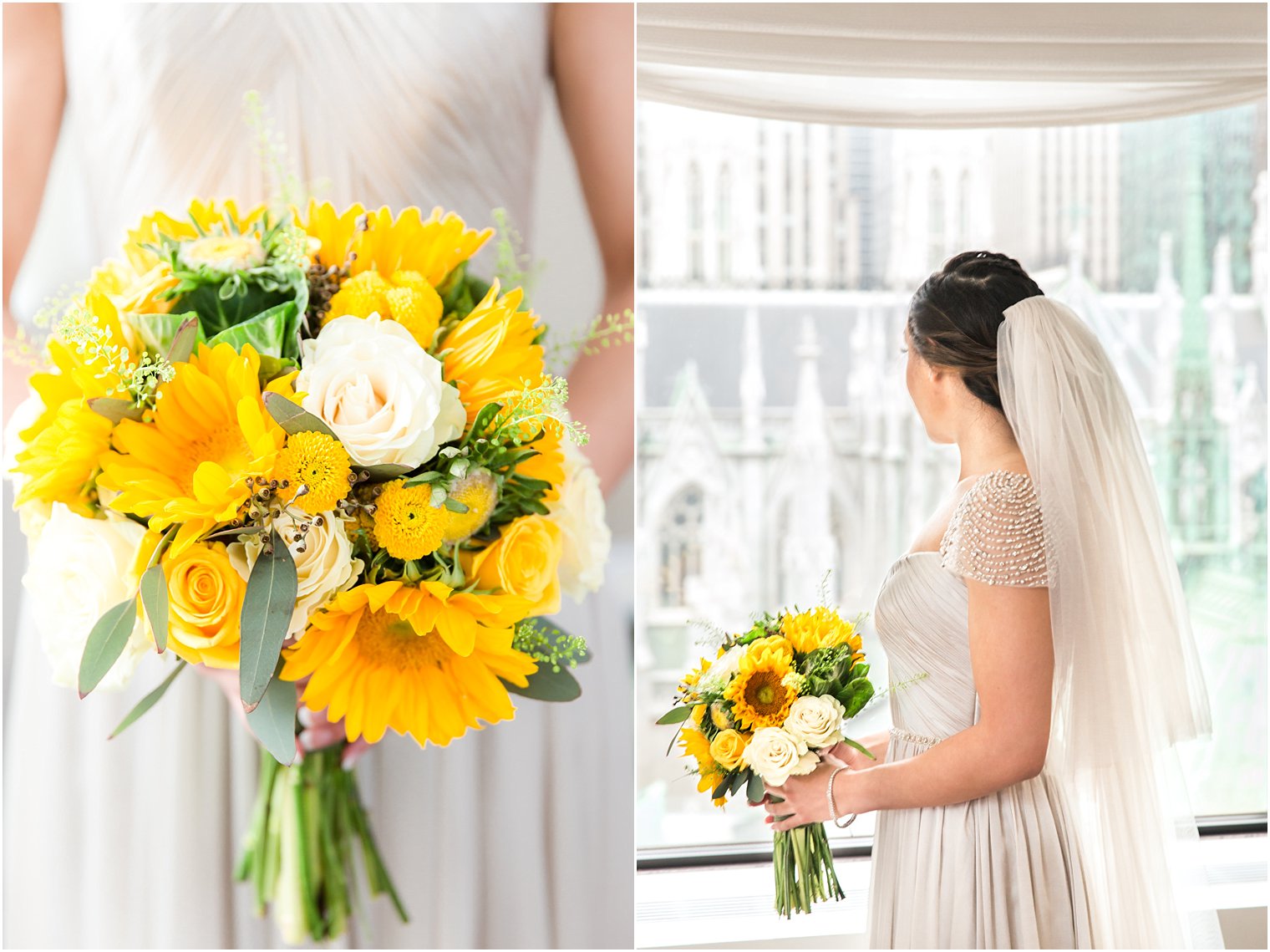 Bridal portrait with St. Patrick's Cathedral