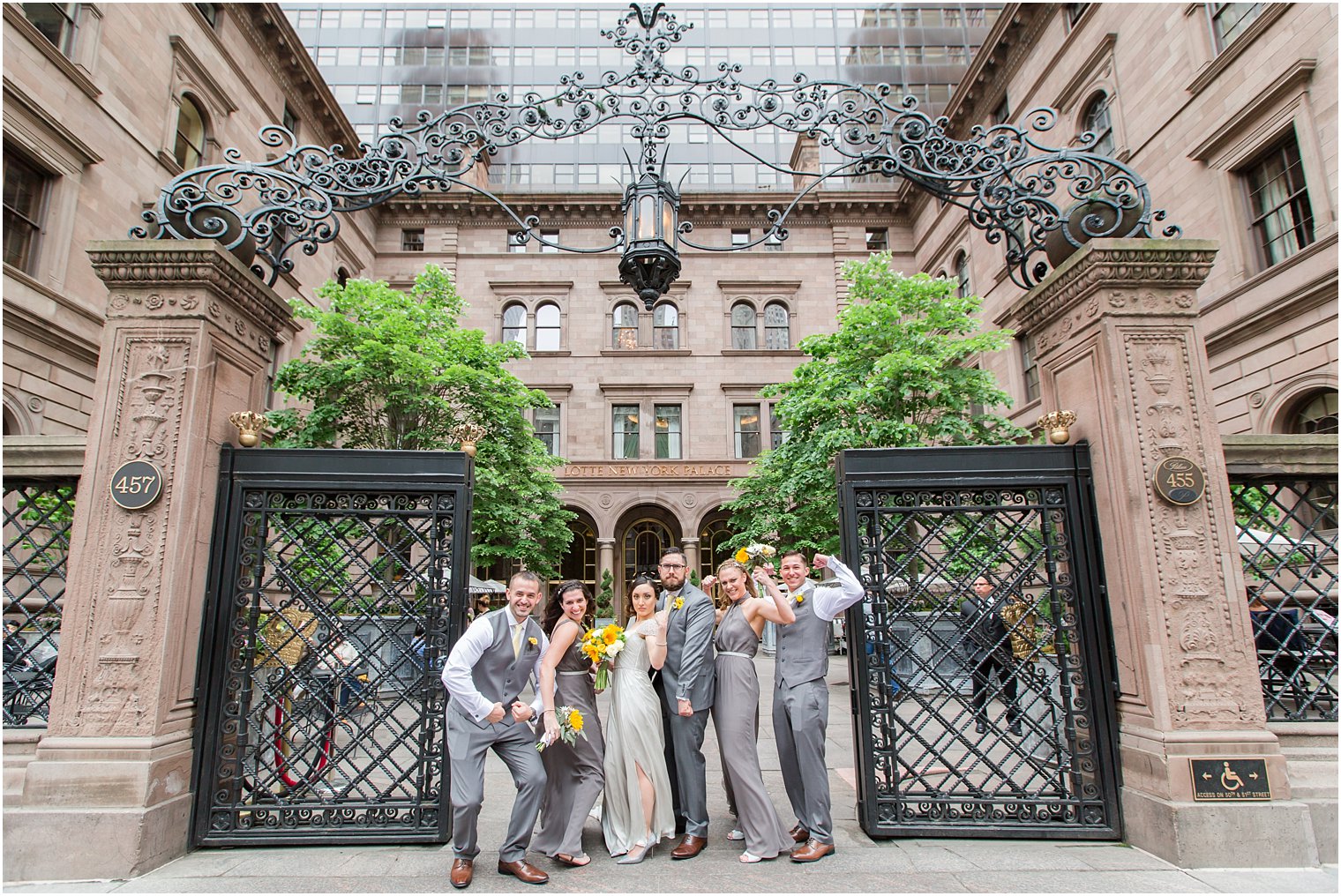 Fun bridal party photo