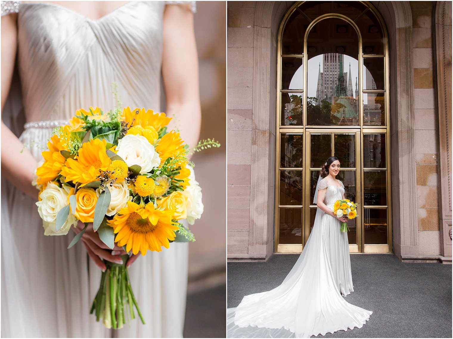 Bridal portrait in NYC