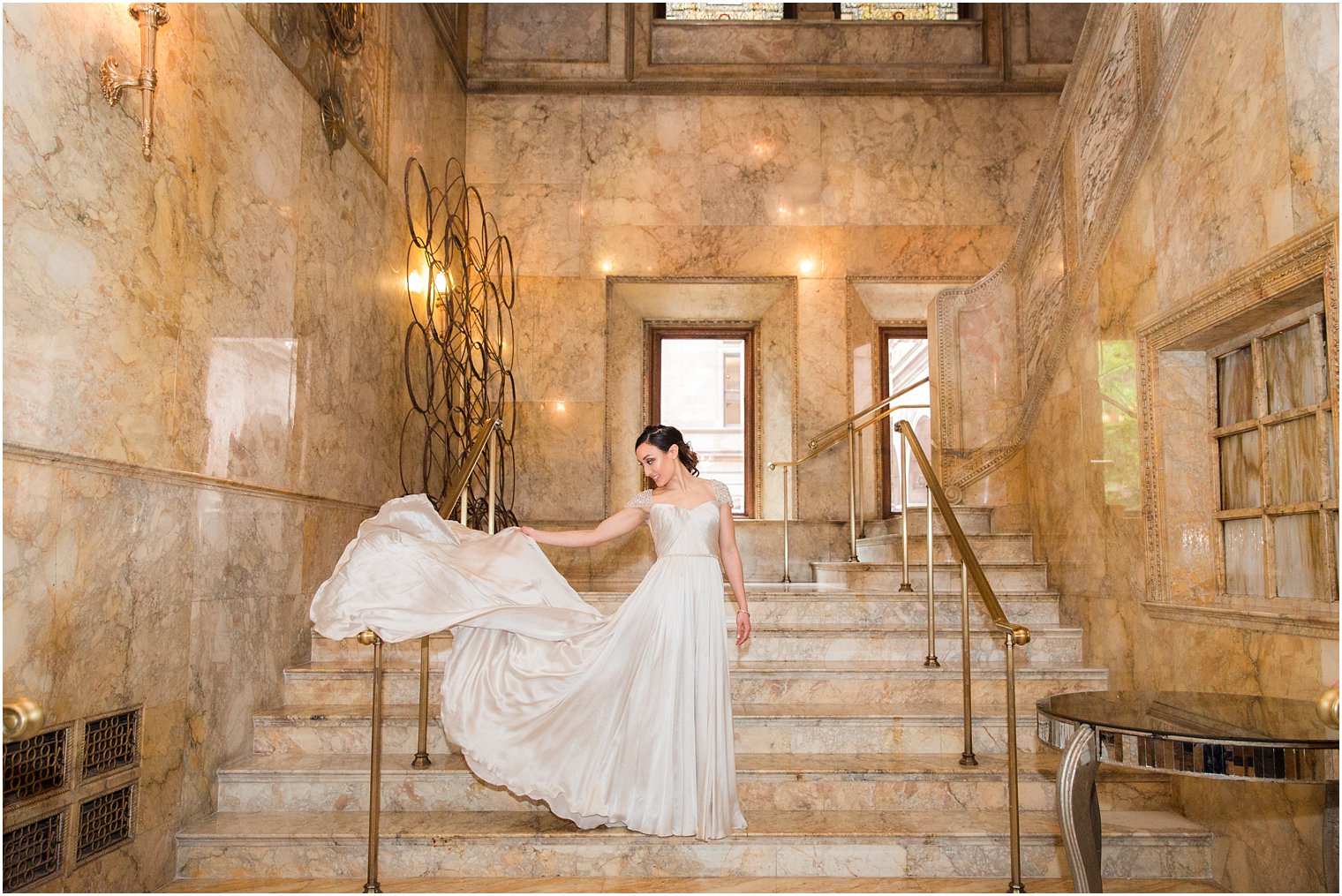 New York Palace Hotel Bridal Portrait